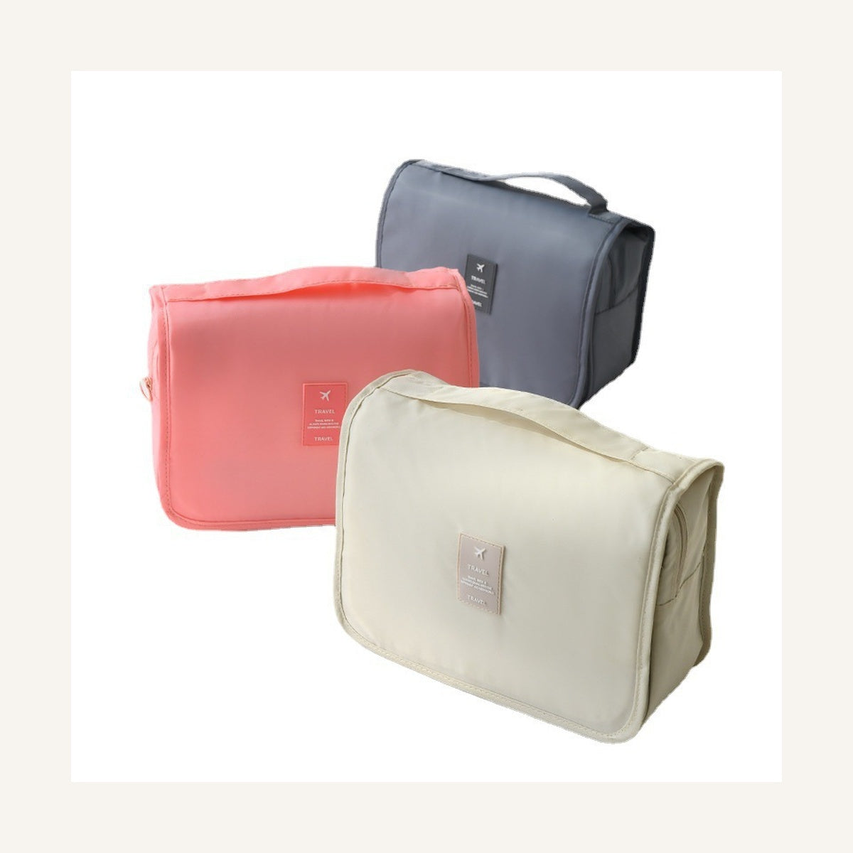 Fold-Out Hanging Toiletry Organizer Bag - image 1