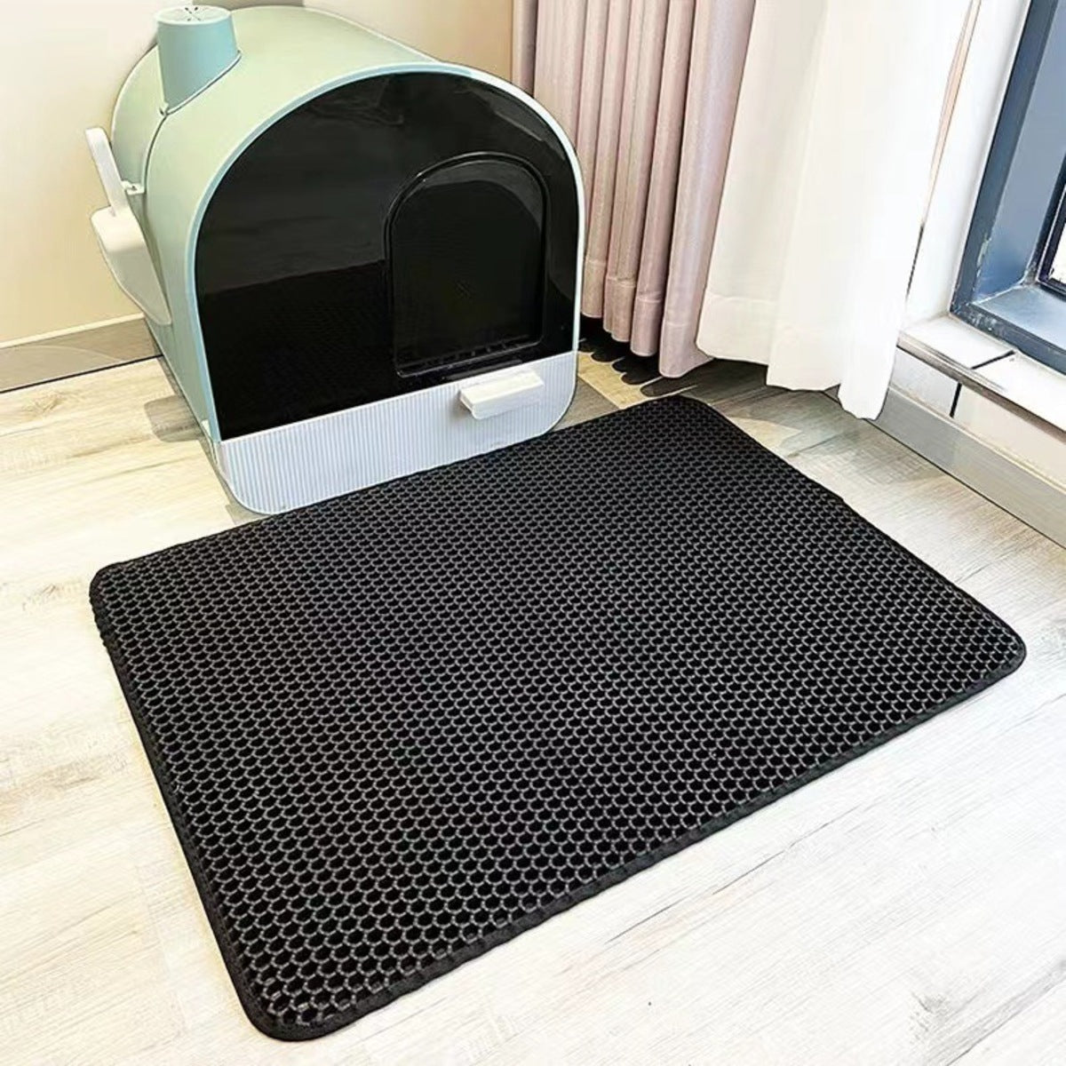 Double-Layer EVA Cat Litter Trapping Mat, 45 × 60 cm - image 2