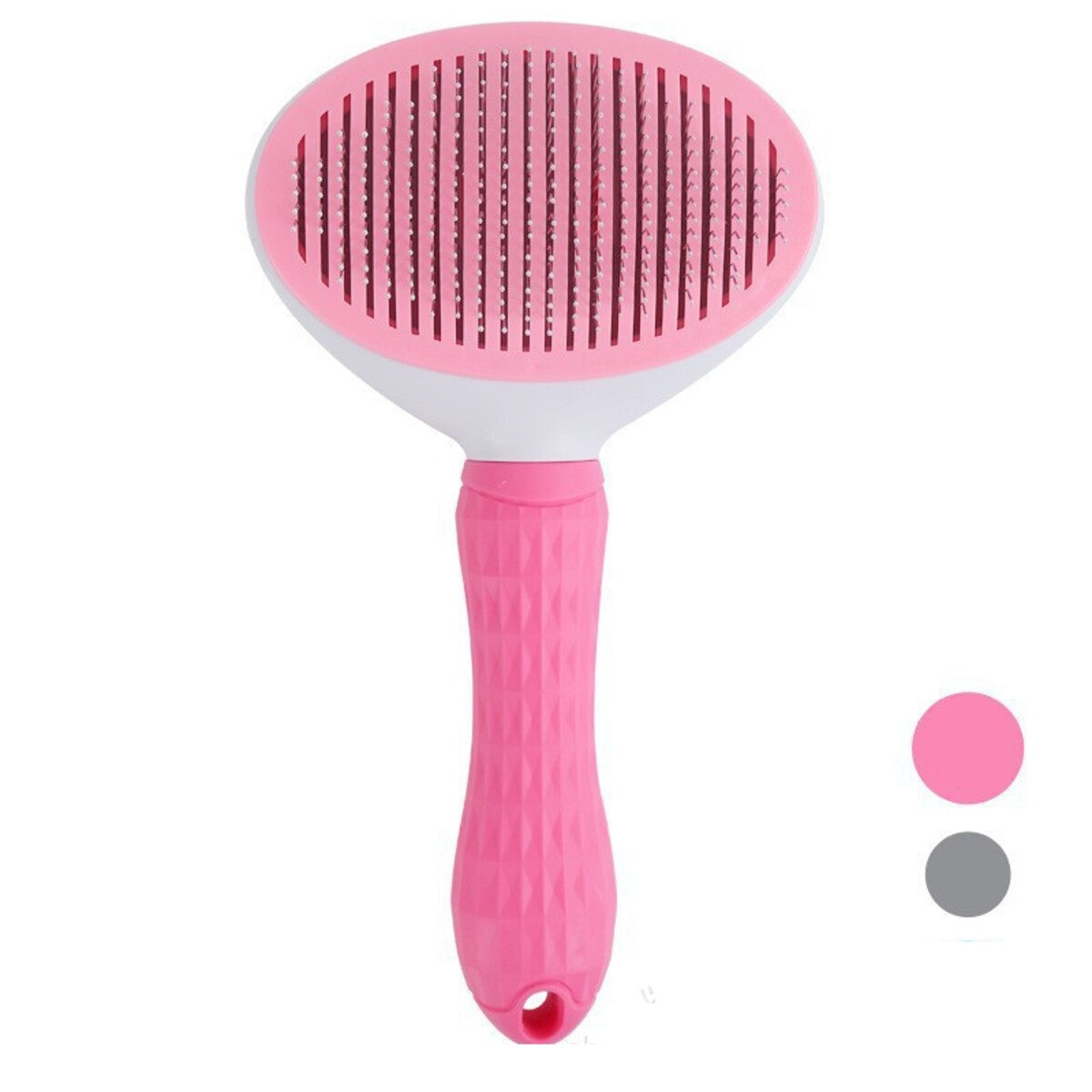 One-Click Self-Cleaning Pet Brush, 19 cm - image 2