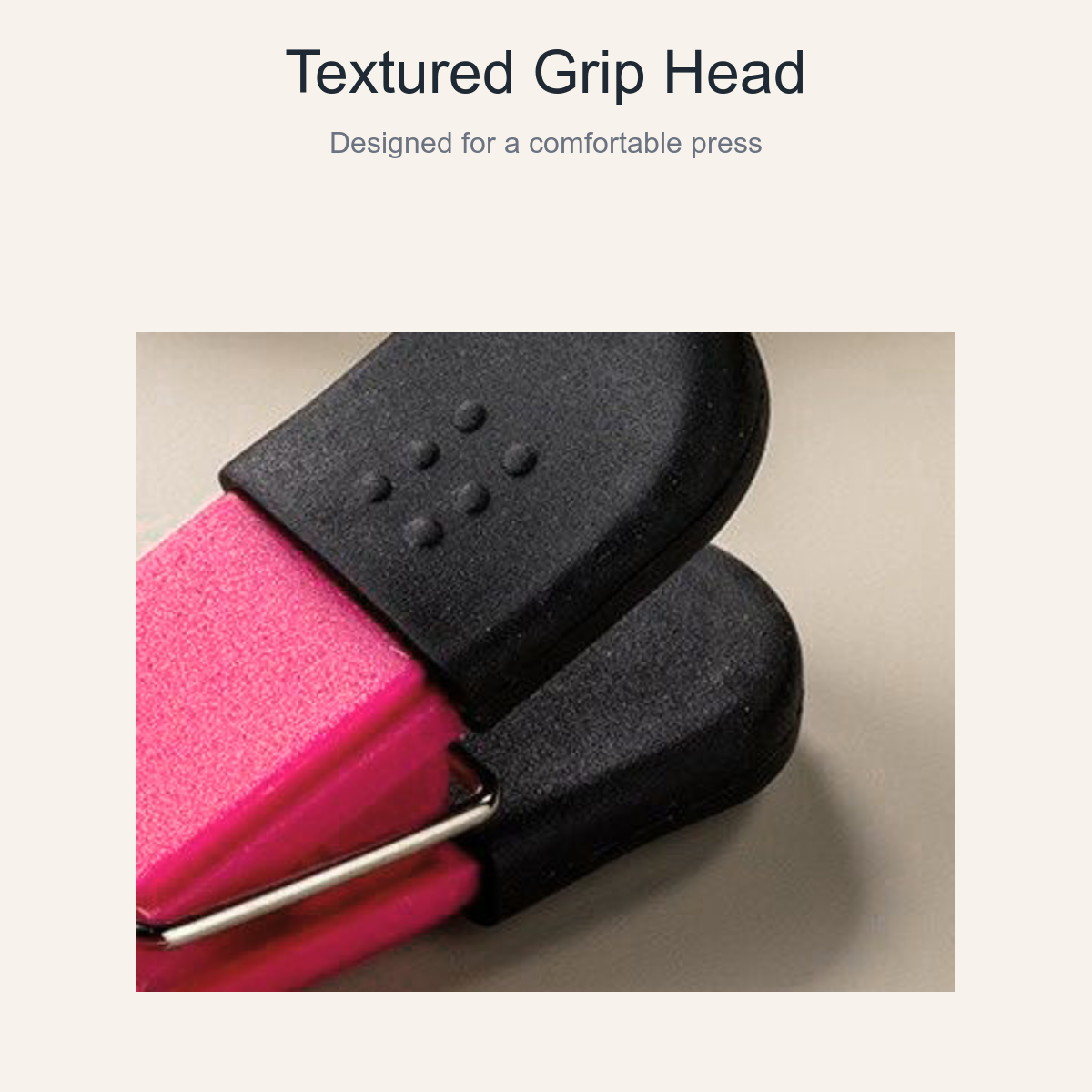 Large T-Style Food Bag Sealing Clip, Pink - image 3