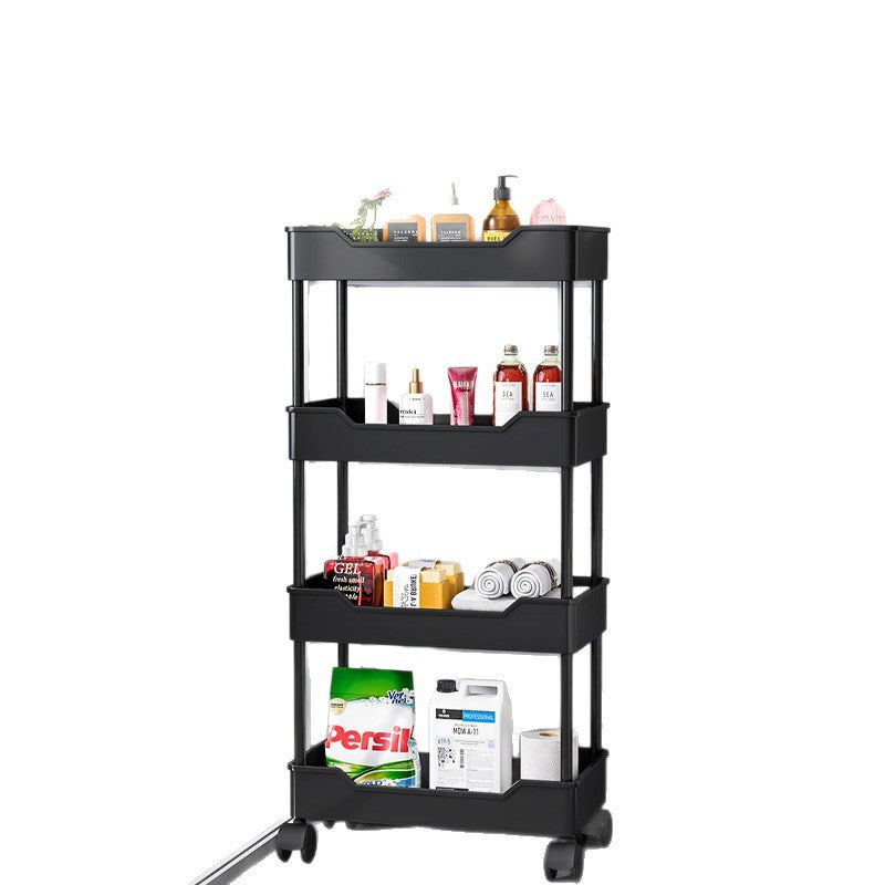 Slim 4-Tier Rolling Storage Cart, 15 cm - image 5