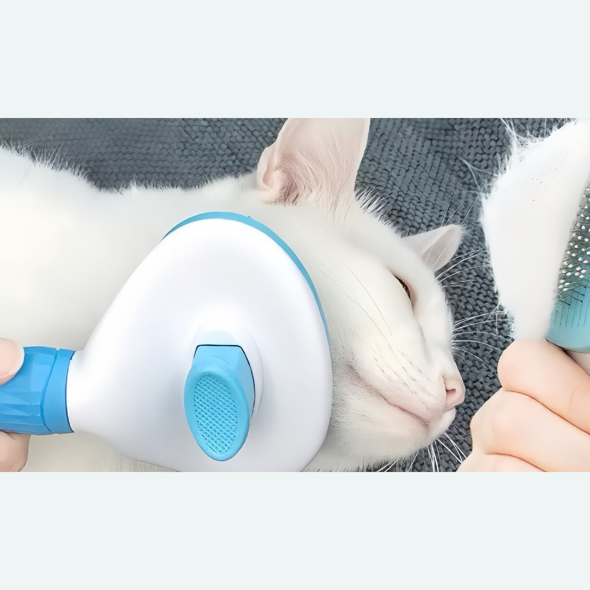 One-Click Self-Cleaning Pet Brush, 19 cm - image 6