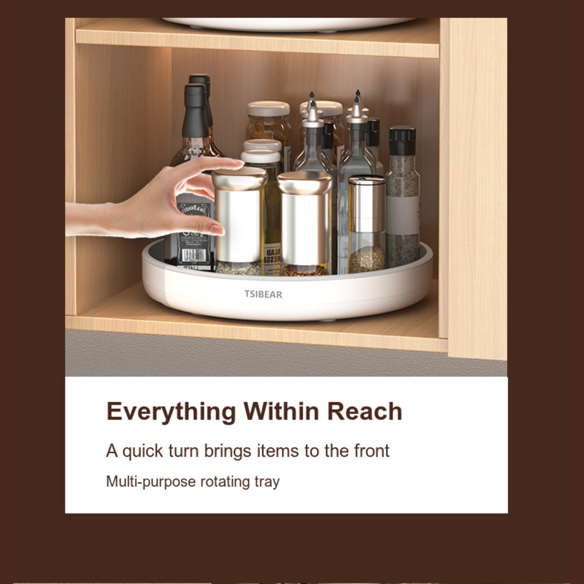 360° Rotating Organizer Tray, 25–30 cm - image 7