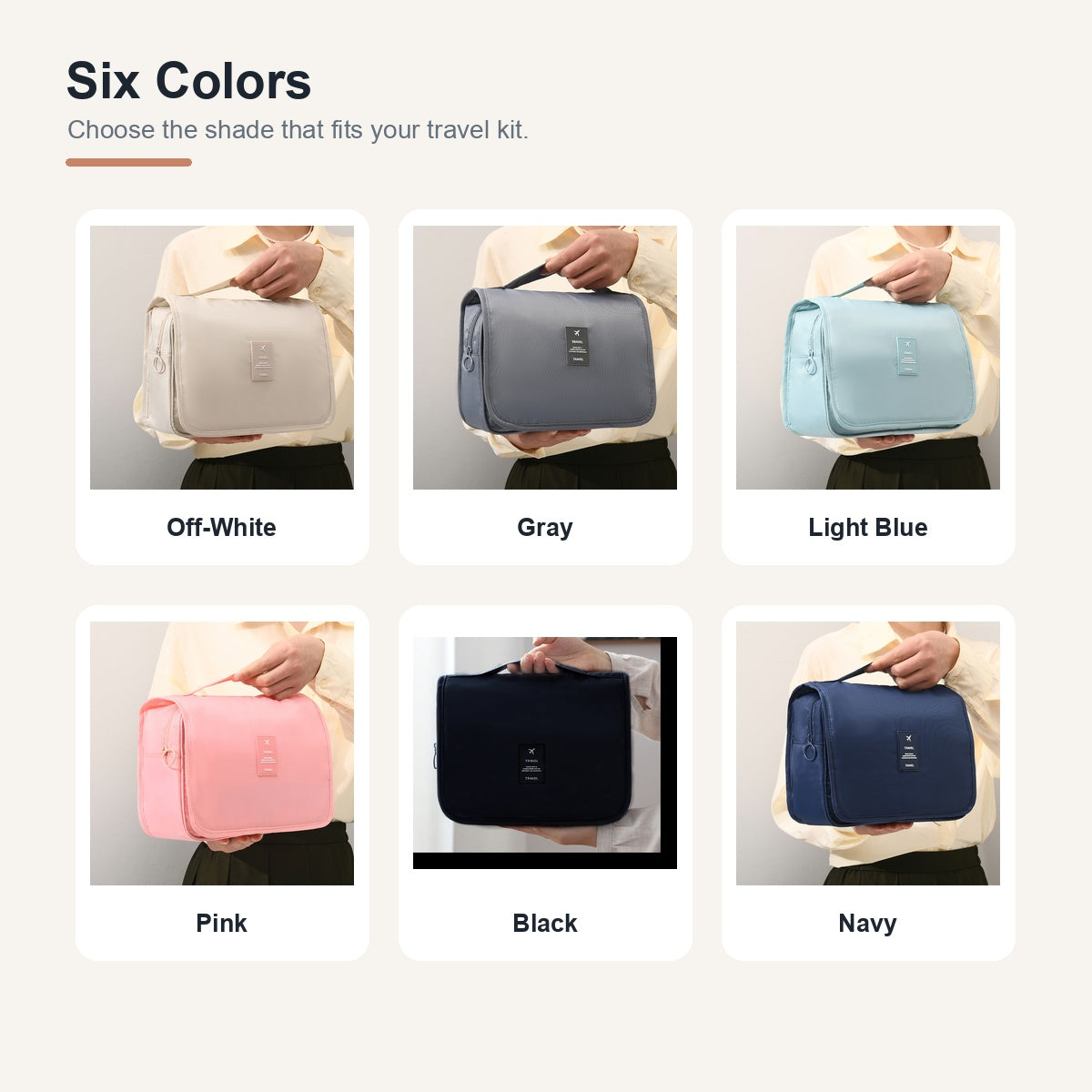 Fold-Out Hanging Toiletry Organizer Bag - image 7