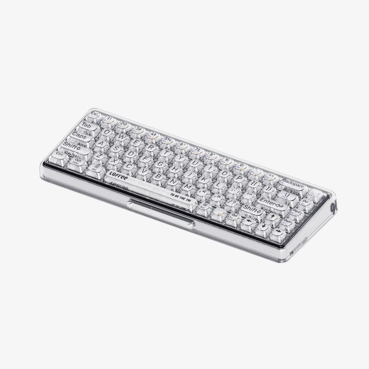 LOFREE 1% Transparent Mechanical Keyboard - image 1