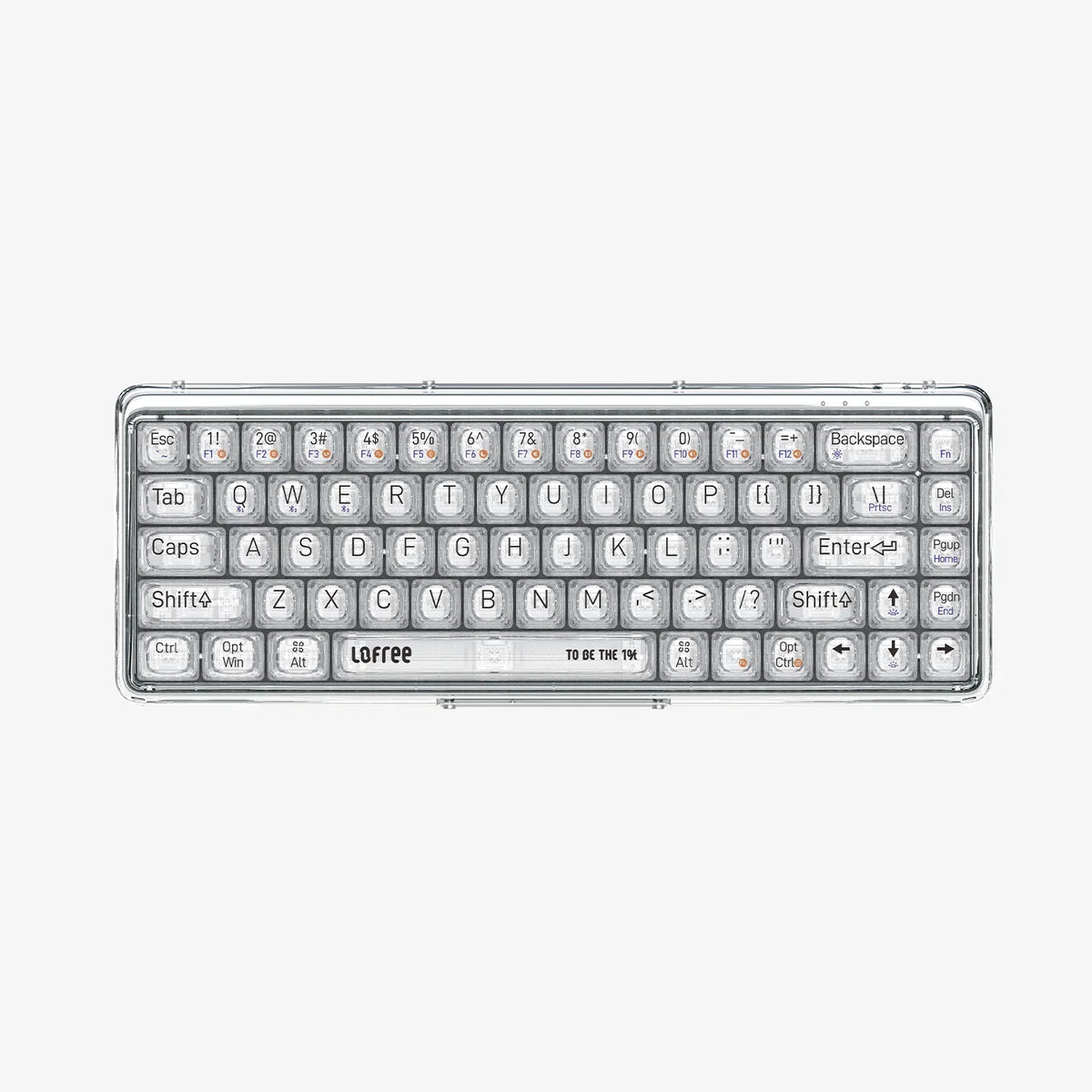 LOFREE 1% Transparent Mechanical Keyboard - image 3