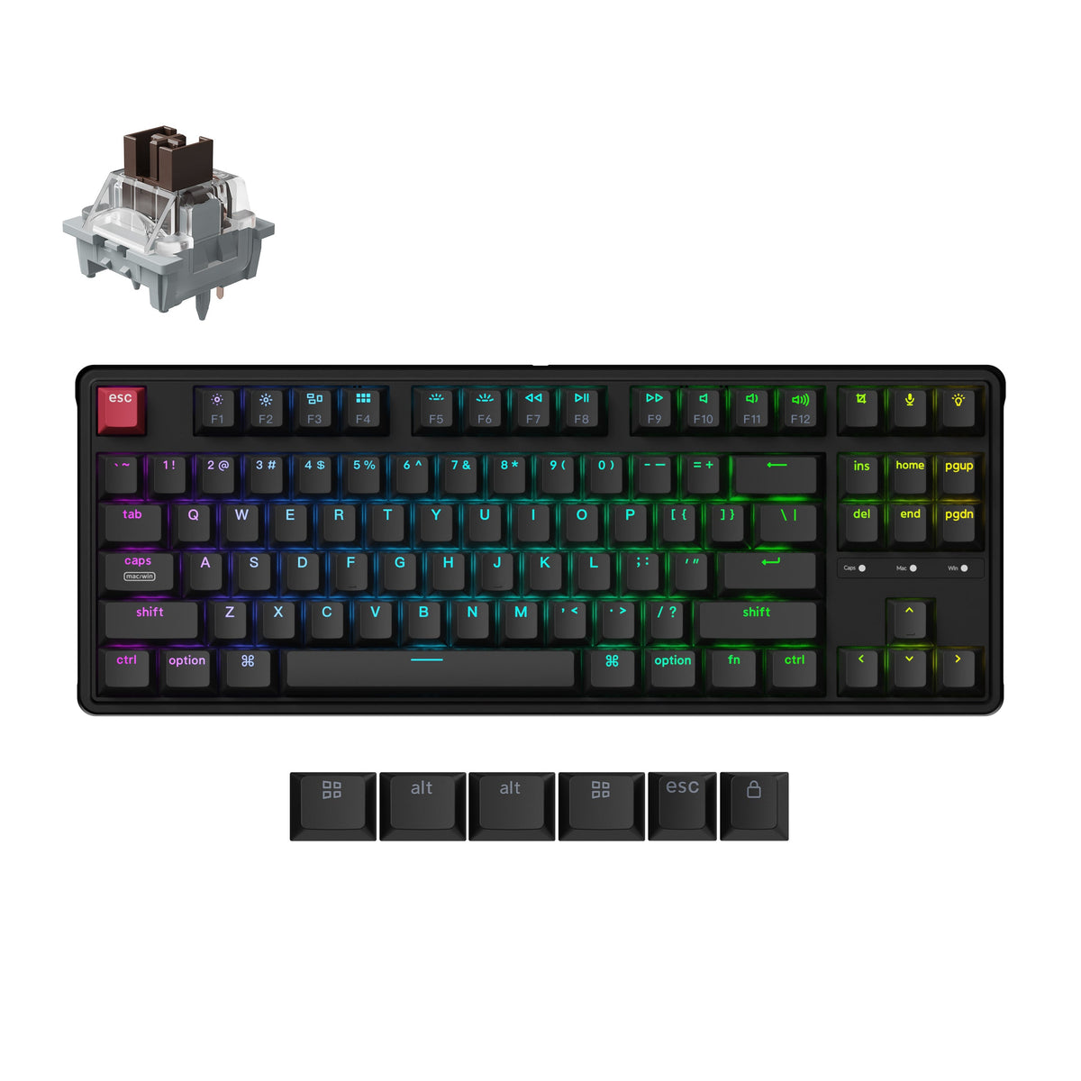Keychron C3 Pro 8K QMK Wired Custom Mechanical Keyboard - image 2