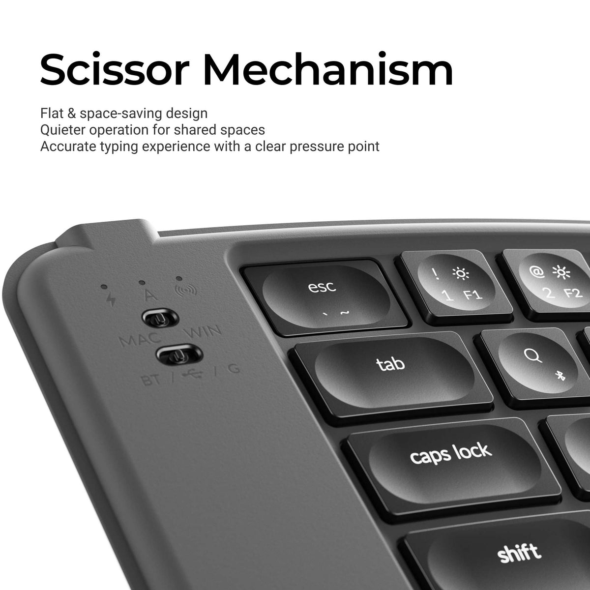 Keychron B11 Pro Ultra-Slim Wireless Foldable Keyboard - image 3