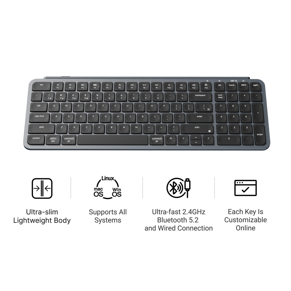 Keychron B2 Pro Ultra-Slim Wireless Keyboard - image 2