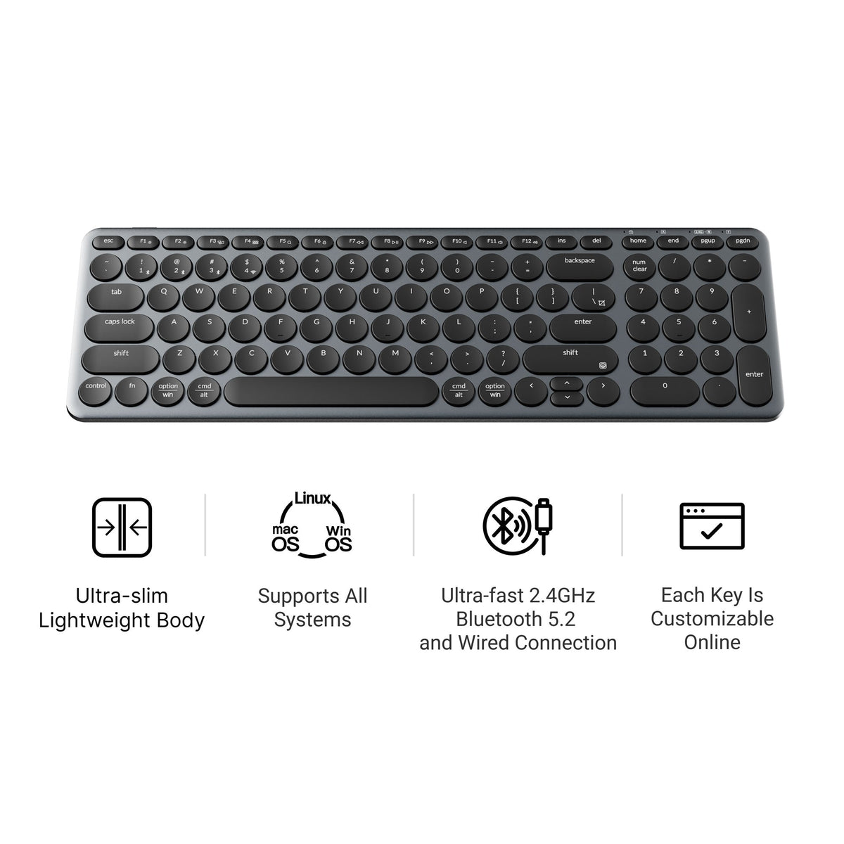 Keychron B4 Pro Ultra-Slim Wireless Keyboard - image 3