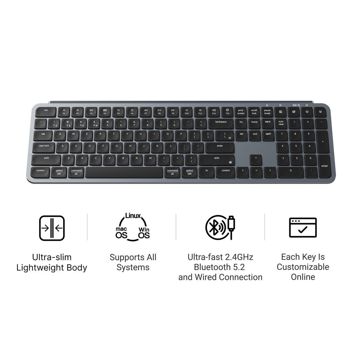Keychron B6 Pro Ultra-Slim Wireless Keyboard - image 3