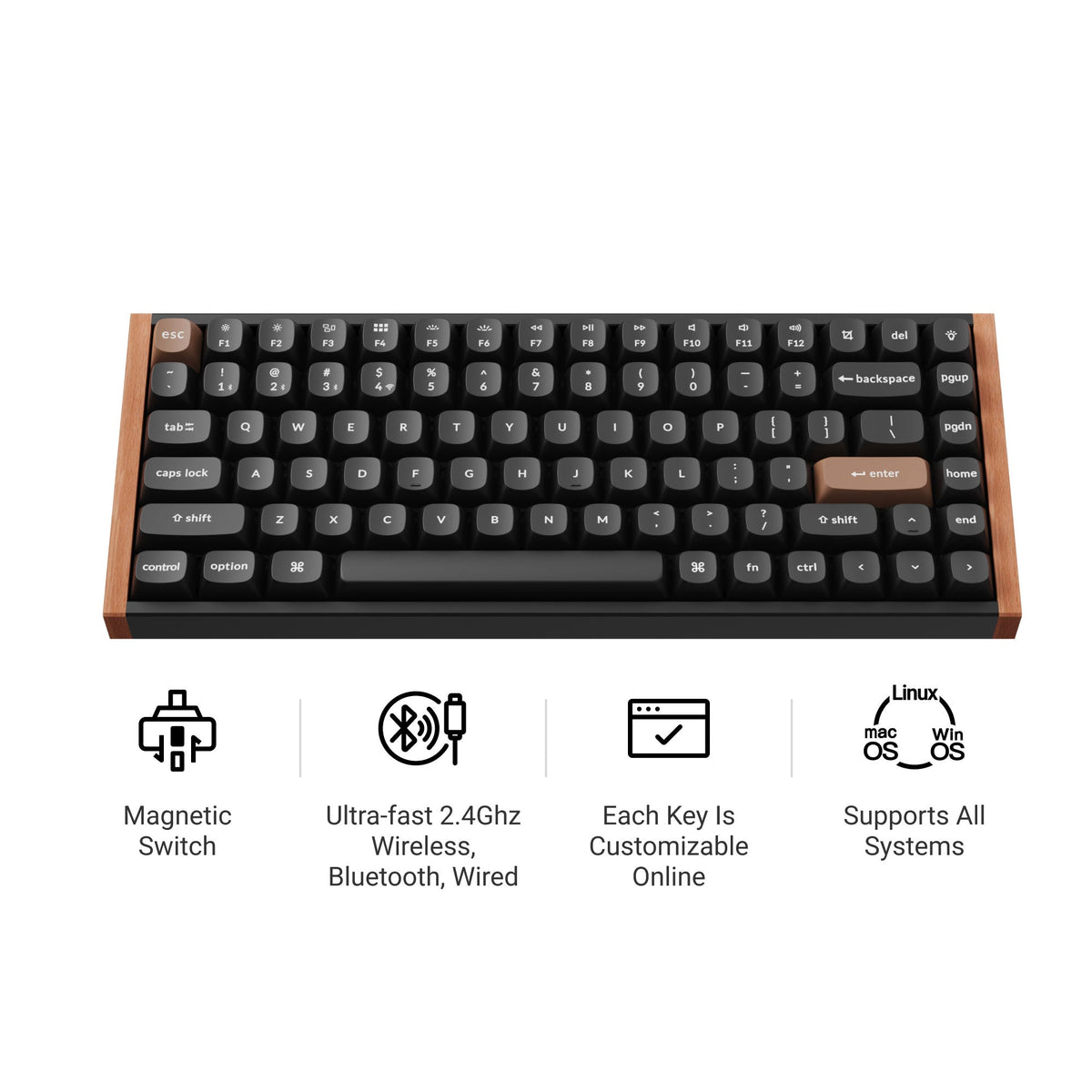 Keychron K2 HE Wireless Magnetic Switch Custom Keyboard - image 3