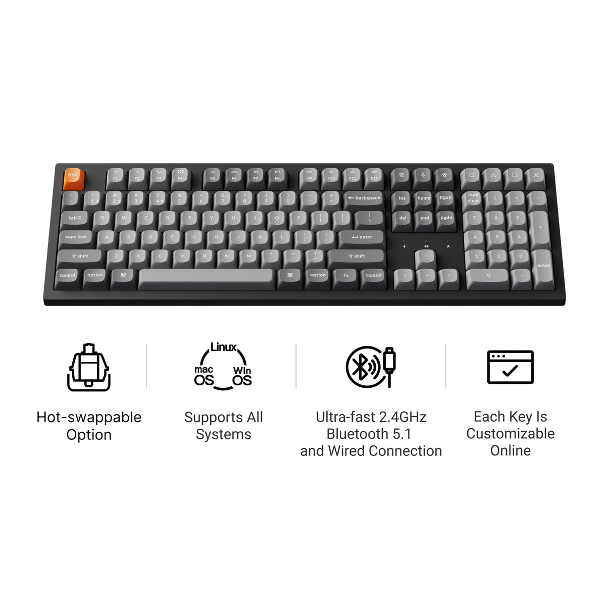 Keychron K10 Max QMK Wireless Mechanical Keyboard - image 6
