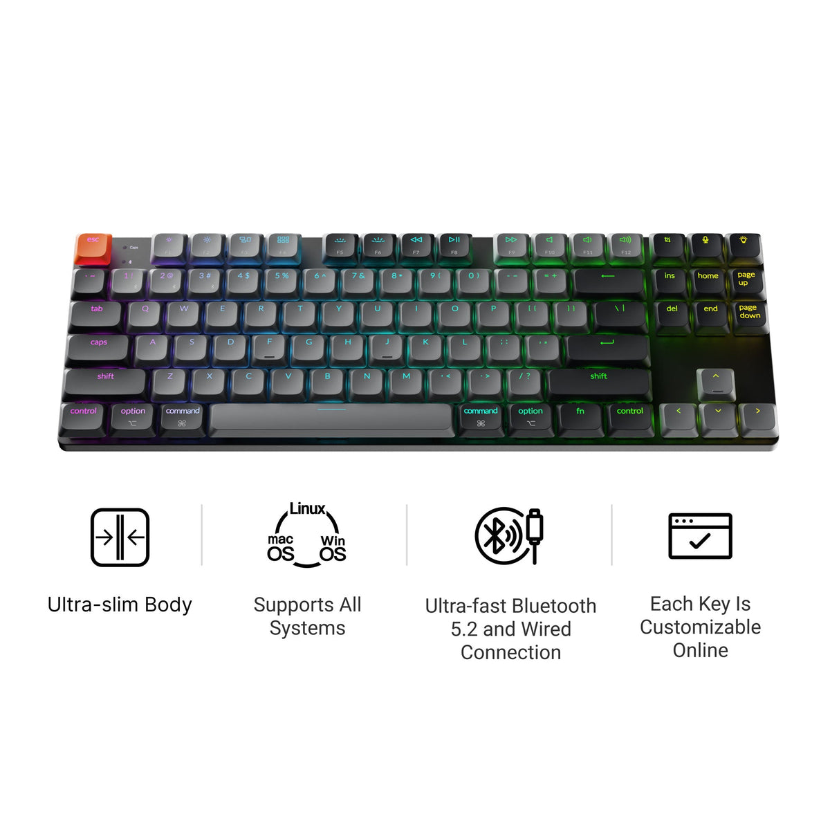 Keychron K1 QMK Wireless Mechanical Keyboard (Version 6) - image 4