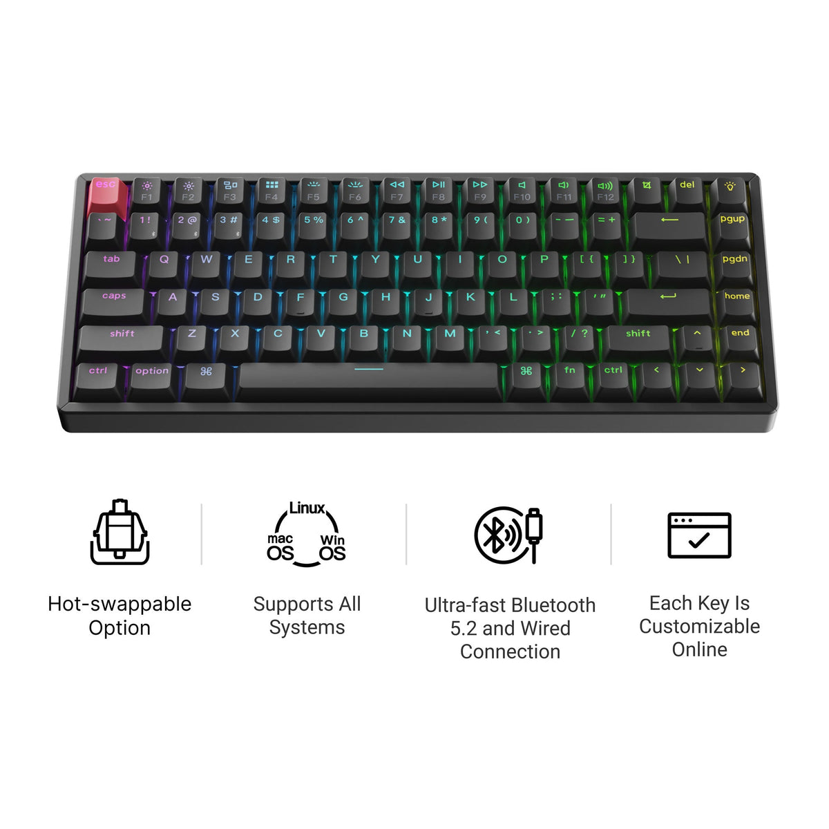 Keychron K2 QMK Wireless Mechanical Keyboard (Version 3) - image 4