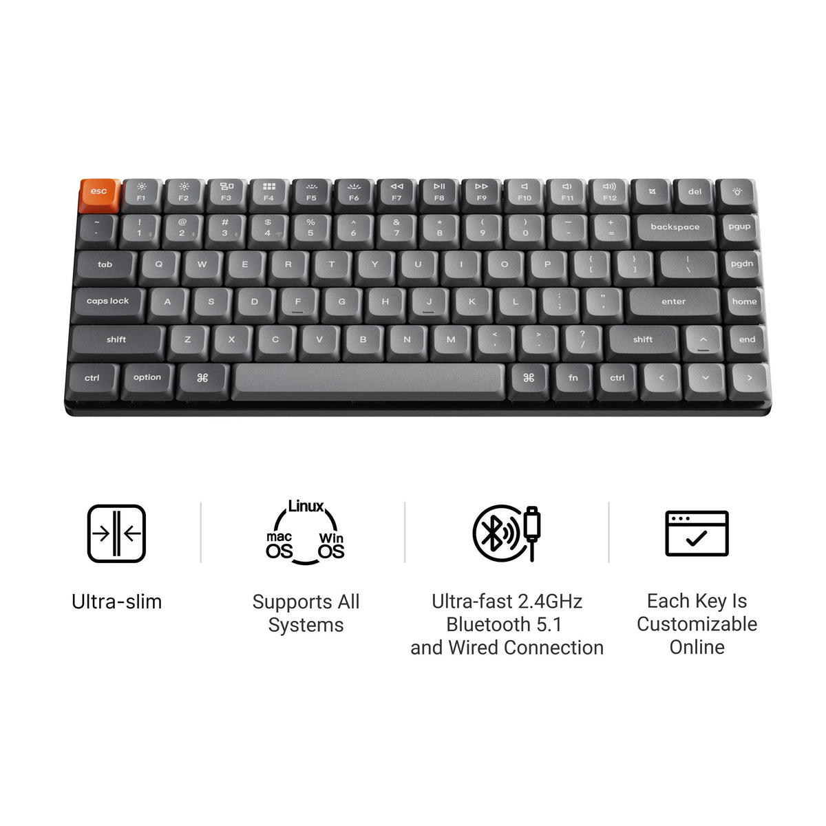 Keychron K3 Max QMK/VIA Wireless Custom Mechanical Keyboard - image 4