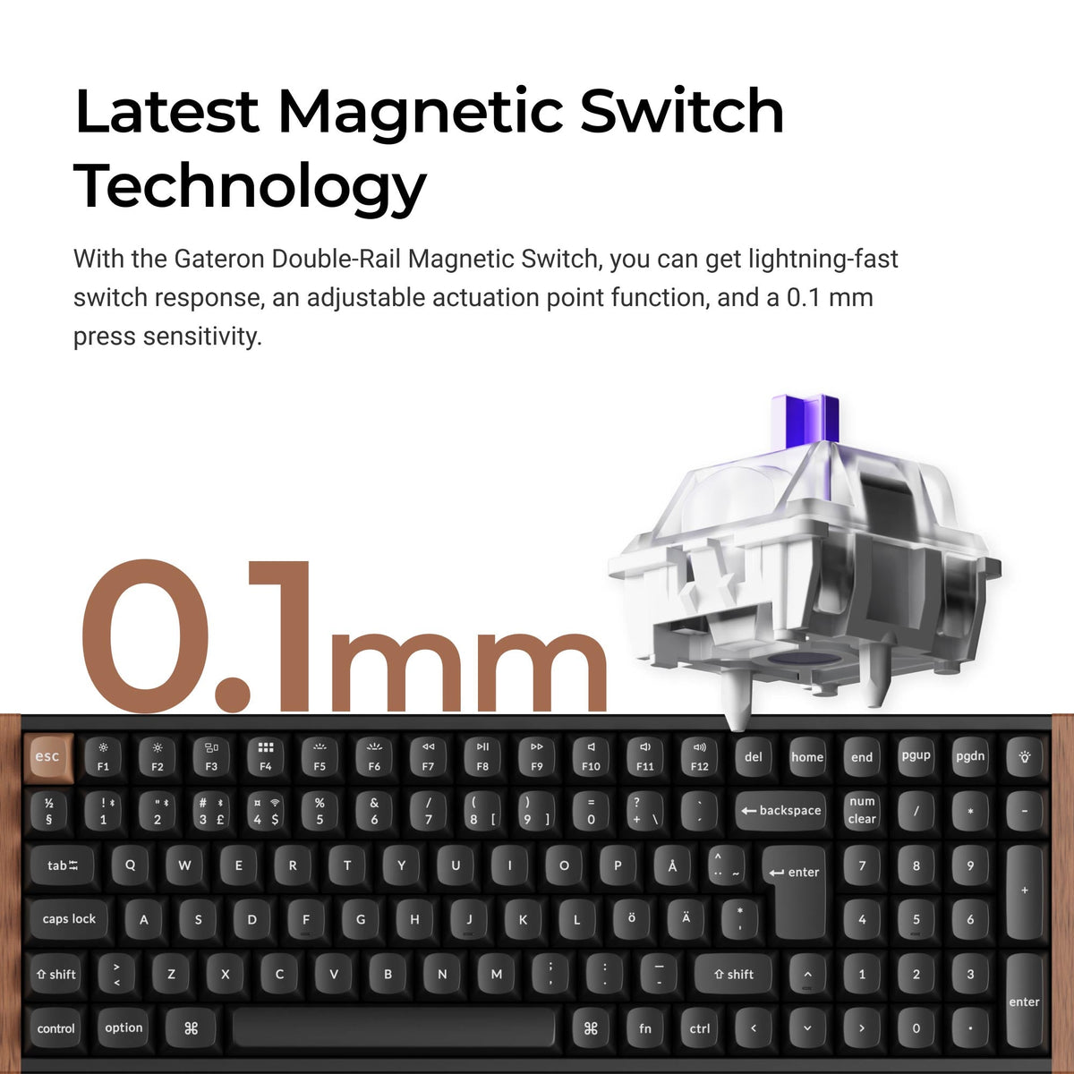 Keychron K4 HE Wireless Magnetic Switch Custom Keyboard ISO Layout Collection - image 3