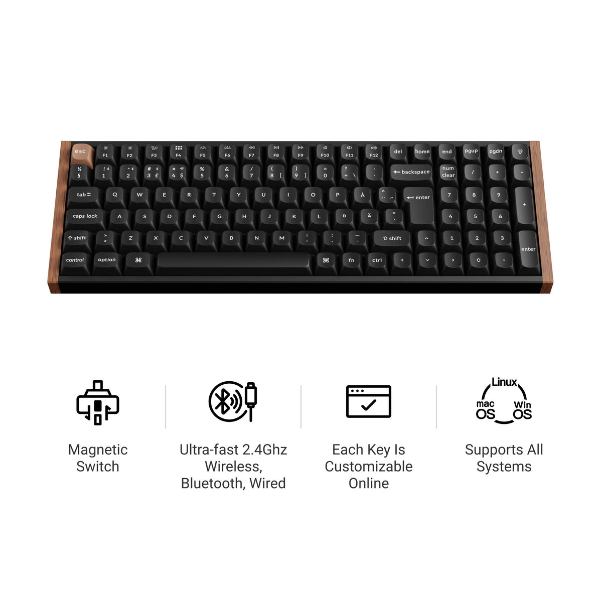 Keychron K4 HE Wireless Magnetic Switch Custom Keyboard ISO Layout Collection - image 2