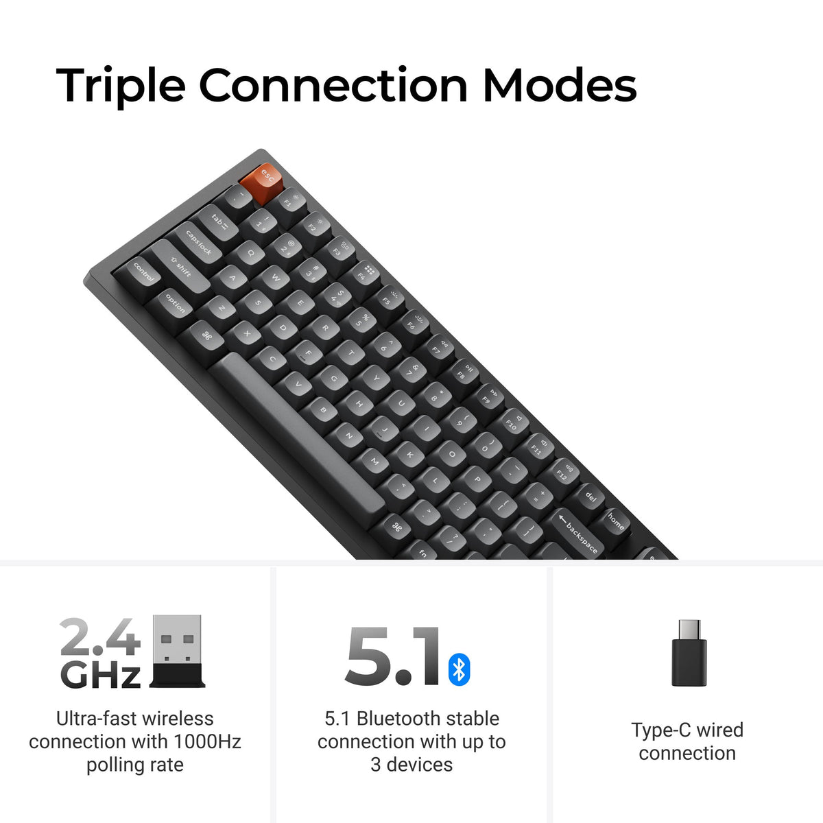 Keychron K4 Max QMK Wireless Mechanical Keyboard - image 6