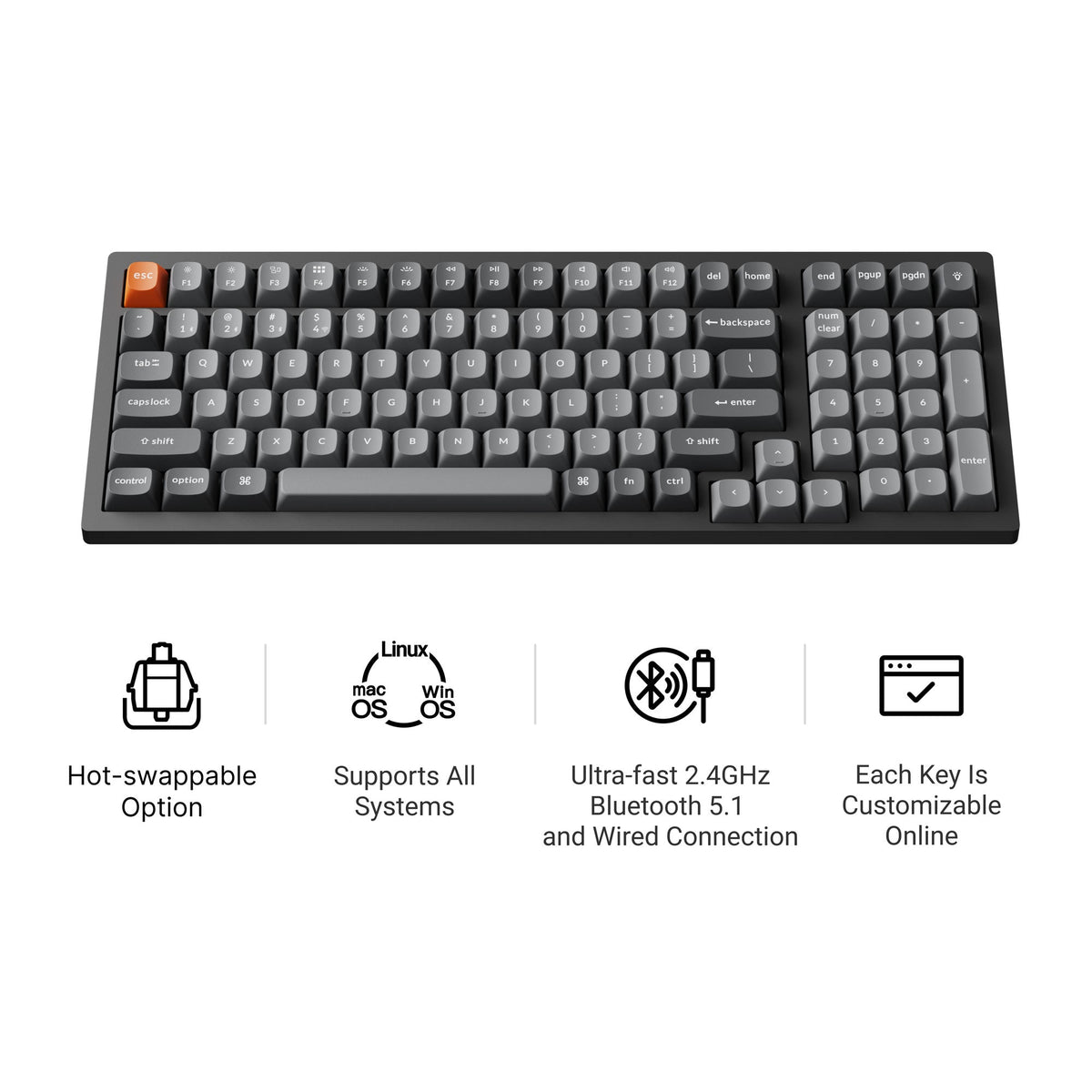 Keychron K4 Max QMK Wireless Mechanical Keyboard - image 4
