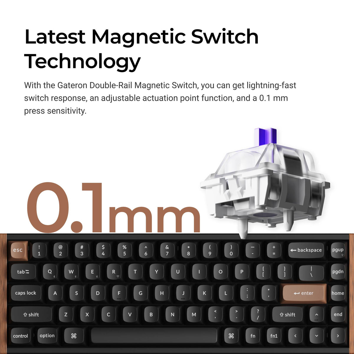 Keychron K6 HE Wireless Magnetic Switch Keyboard - image 4