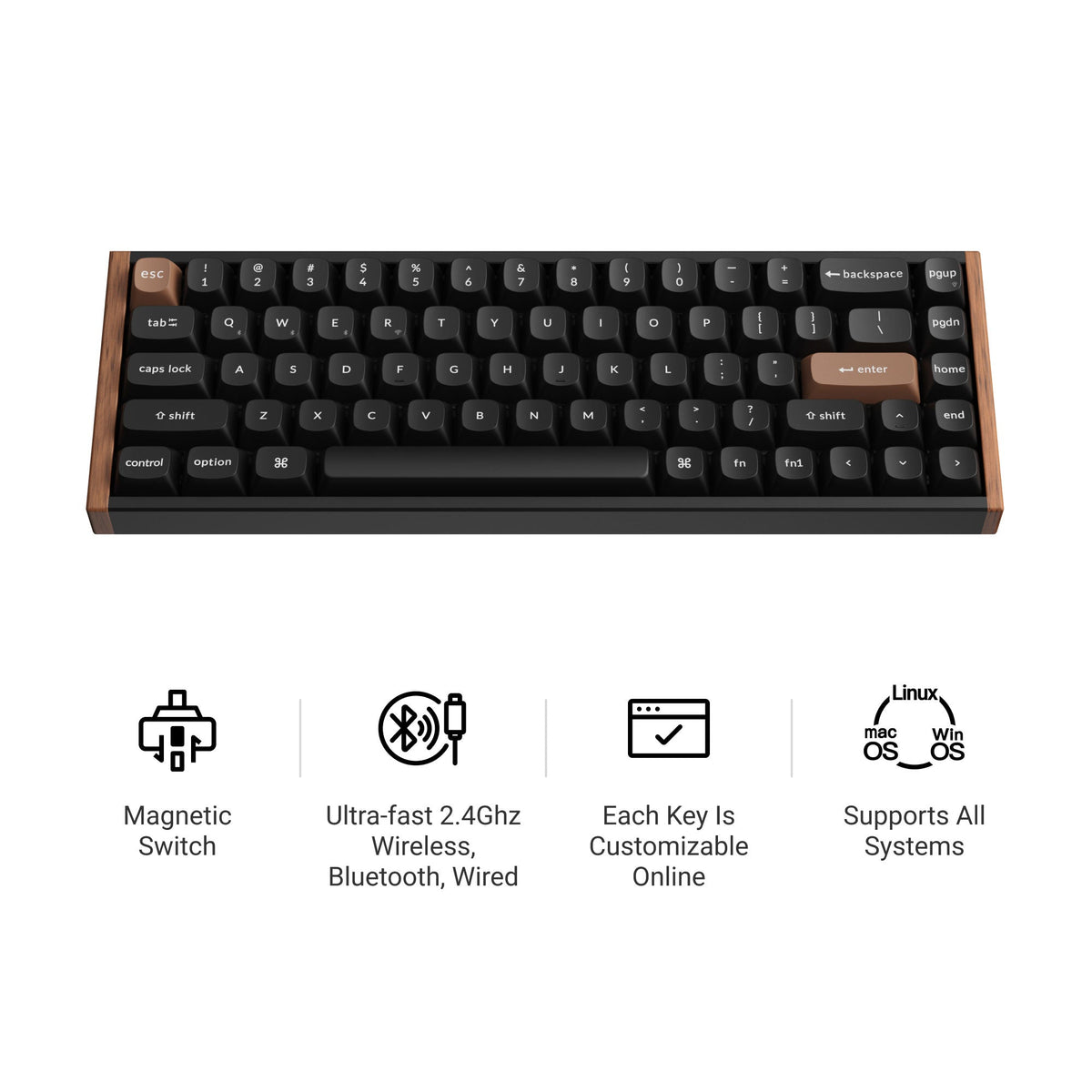Keychron K6 HE Wireless Magnetic Switch Keyboard - image 3
