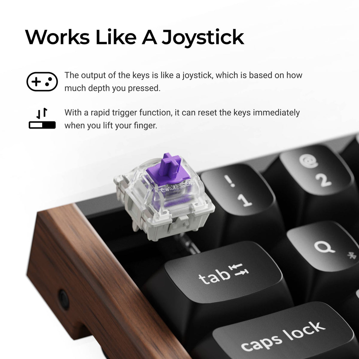 Keychron K6 HE Wireless Magnetic Switch Keyboard - image 5