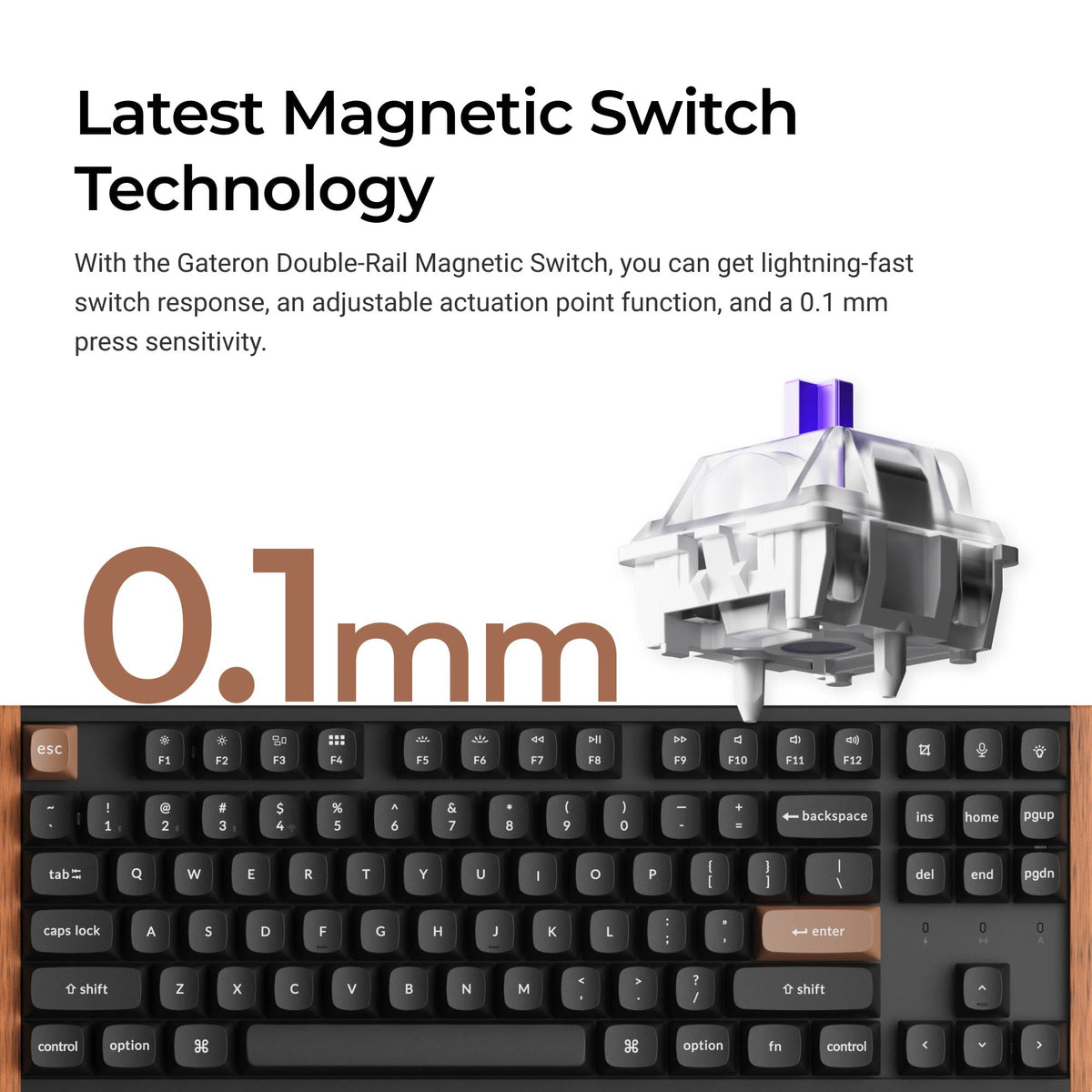 Keychron K8 HE Wireless Magnetic Switch Custom Keyboard - image 5