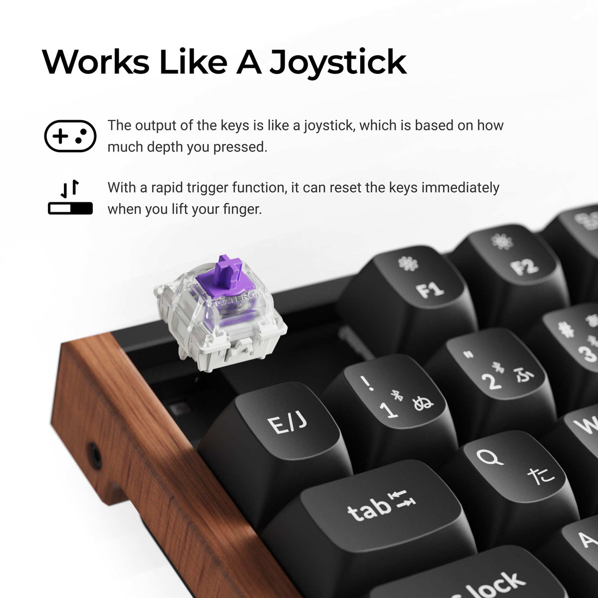 Keychron K8 HE Wireless Magnetic Switch Custom Keyboard (Japan JIS Layout) - image 4