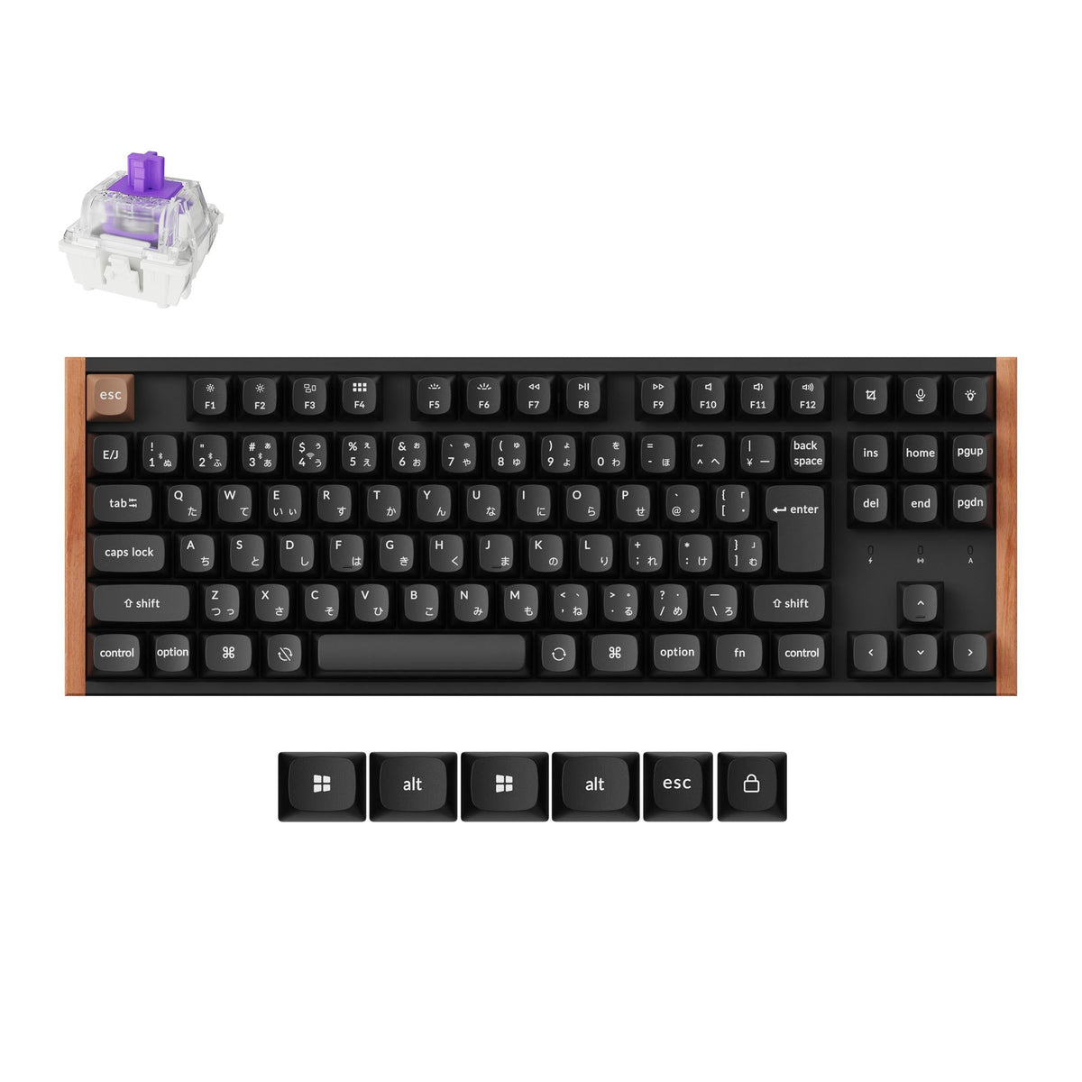 Keychron K8 HE Wireless Magnetic Switch Custom Keyboard (Japan JIS Layout) - image 1
