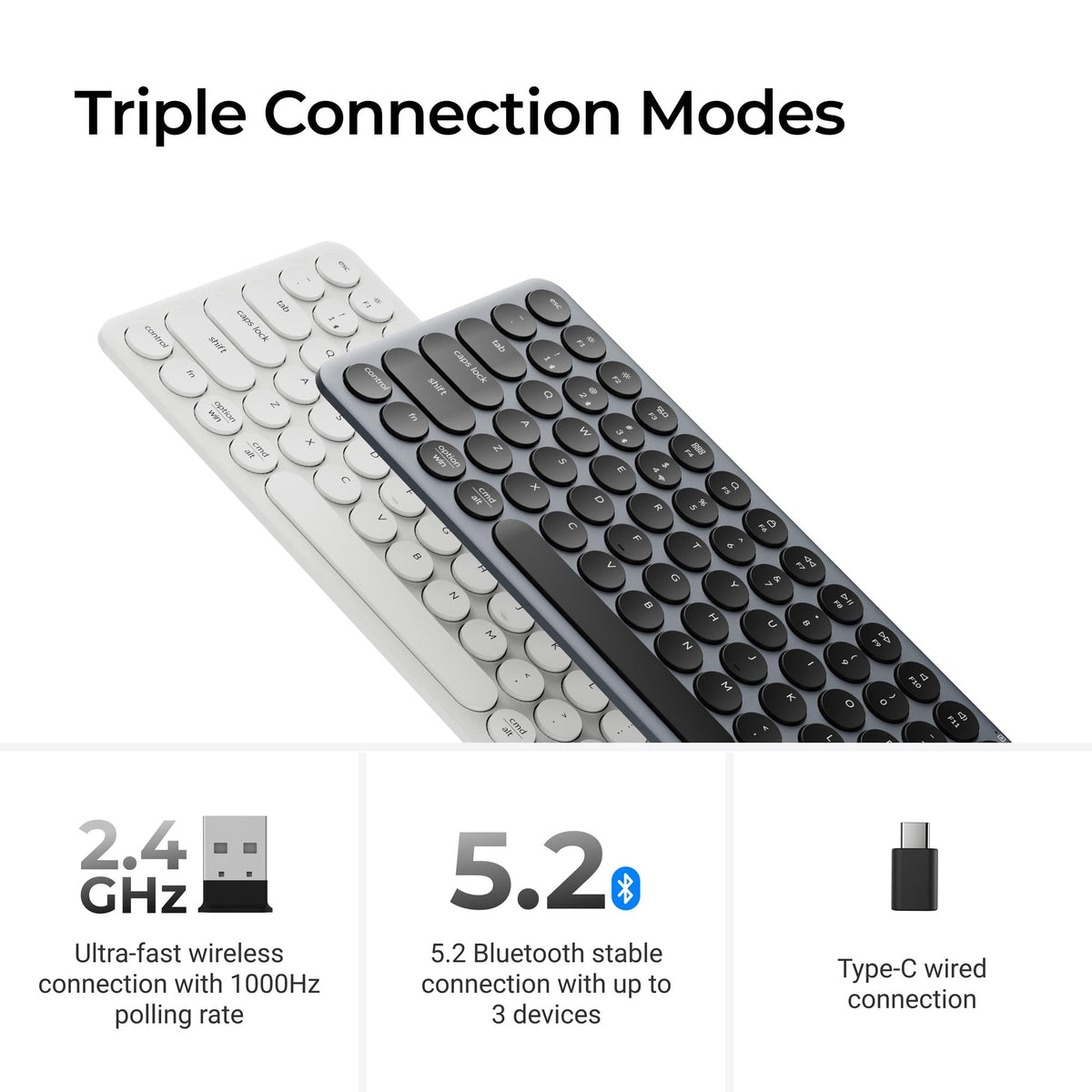 Keychron B3 Pro Ultra-Slim Wireless Keyboard - image 6