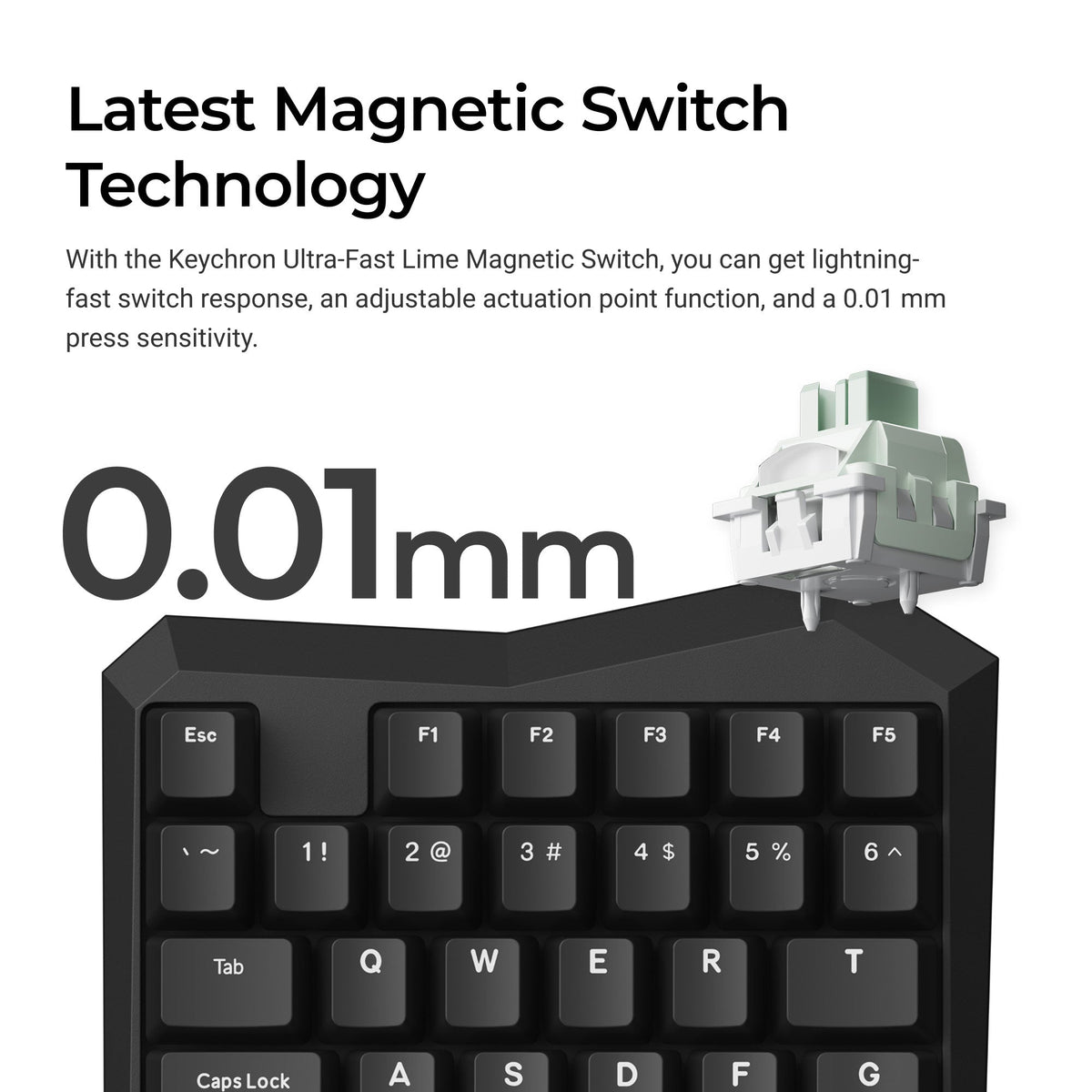 Keychron C0 HE One Handed Magnetic Switch Gaming Keyboard - image 3