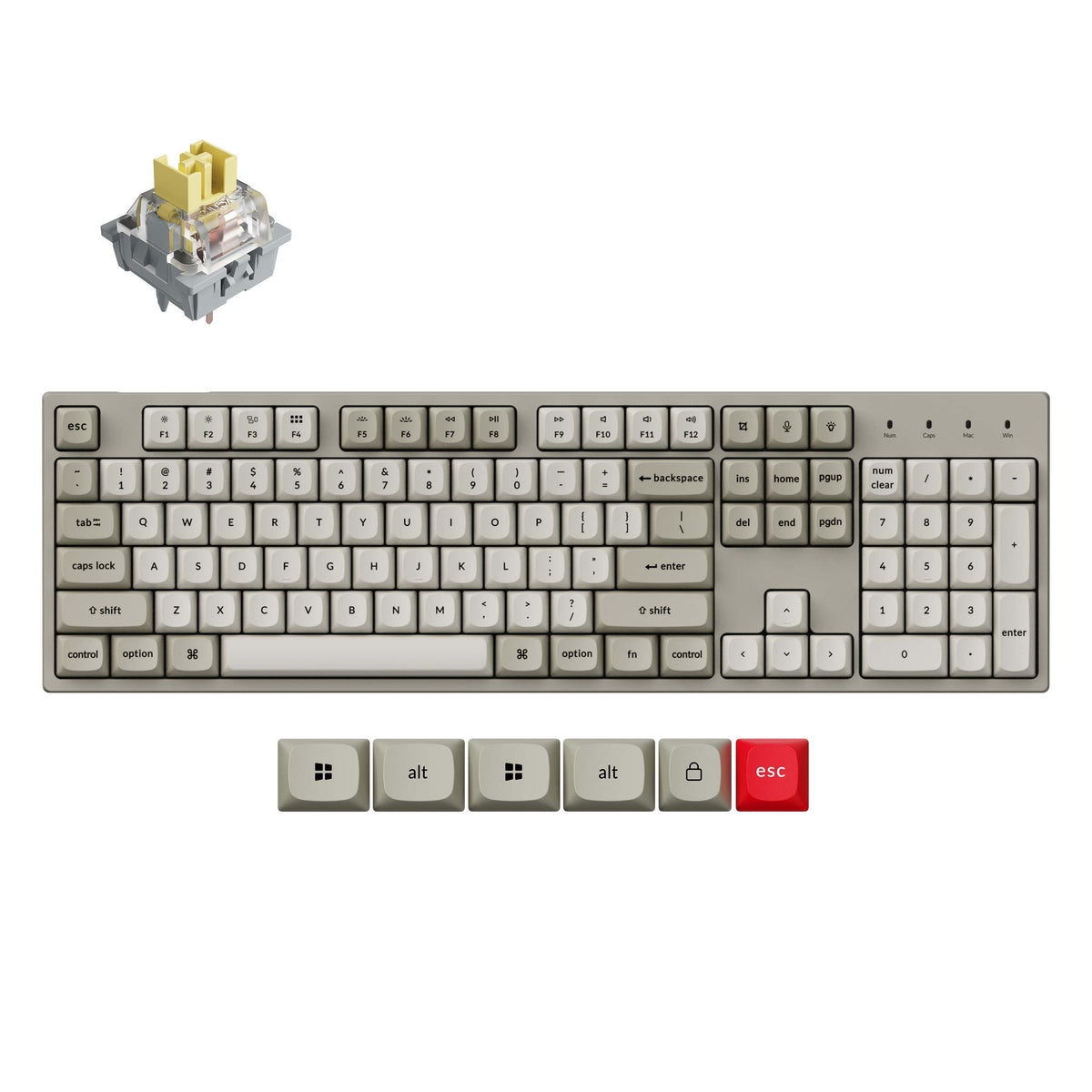 Keychron C2 Pro 8K QMK Wired Custom Mechanical Keyboard - image 4
