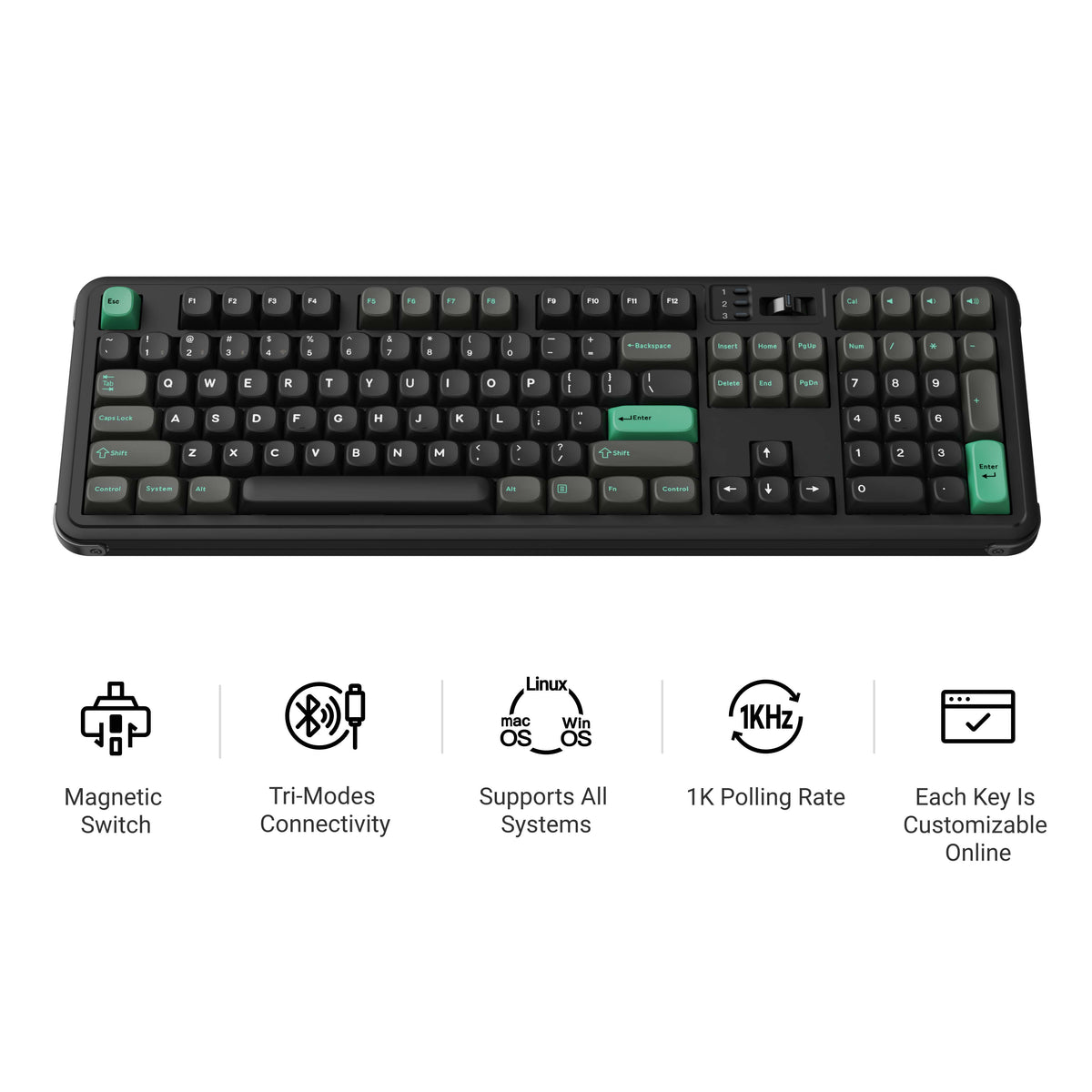 Keychron J15 HE Wireless Custom Magnetic Keyboard - image 2