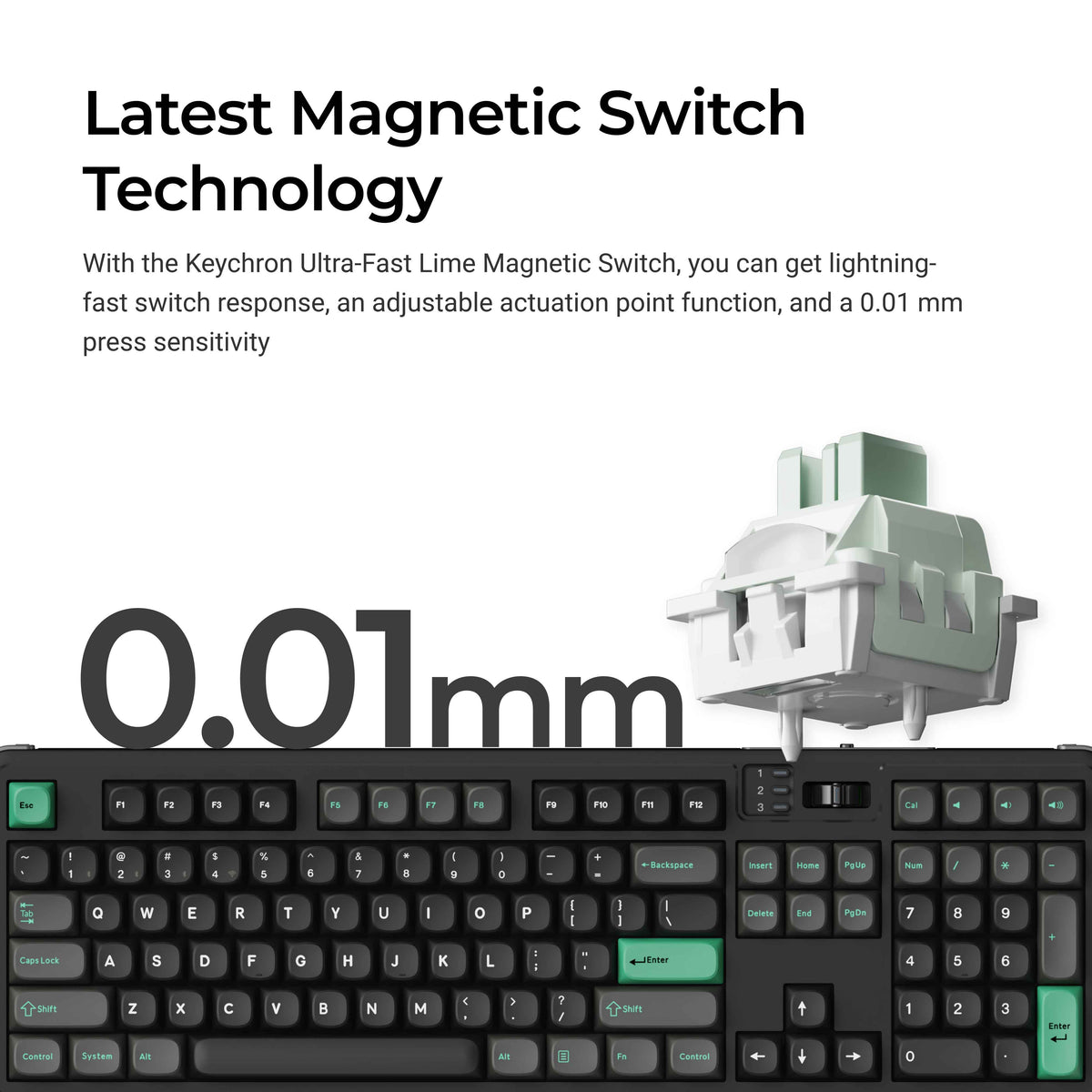 Keychron J15 HE Wireless Custom Magnetic Keyboard - image 3