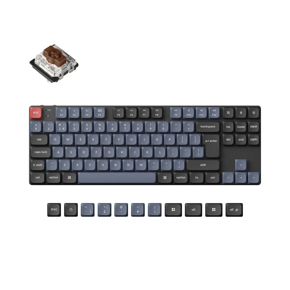 Keychron K1 Pro QMK/VIA Wireless Custom Mechanical Keyboard ISO Layout Collection - image 4