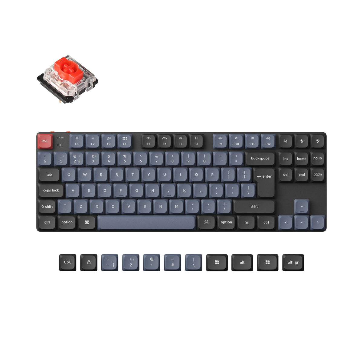 Keychron K1 Pro QMK/VIA Wireless Custom Mechanical Keyboard ISO Layout Collection - image 3