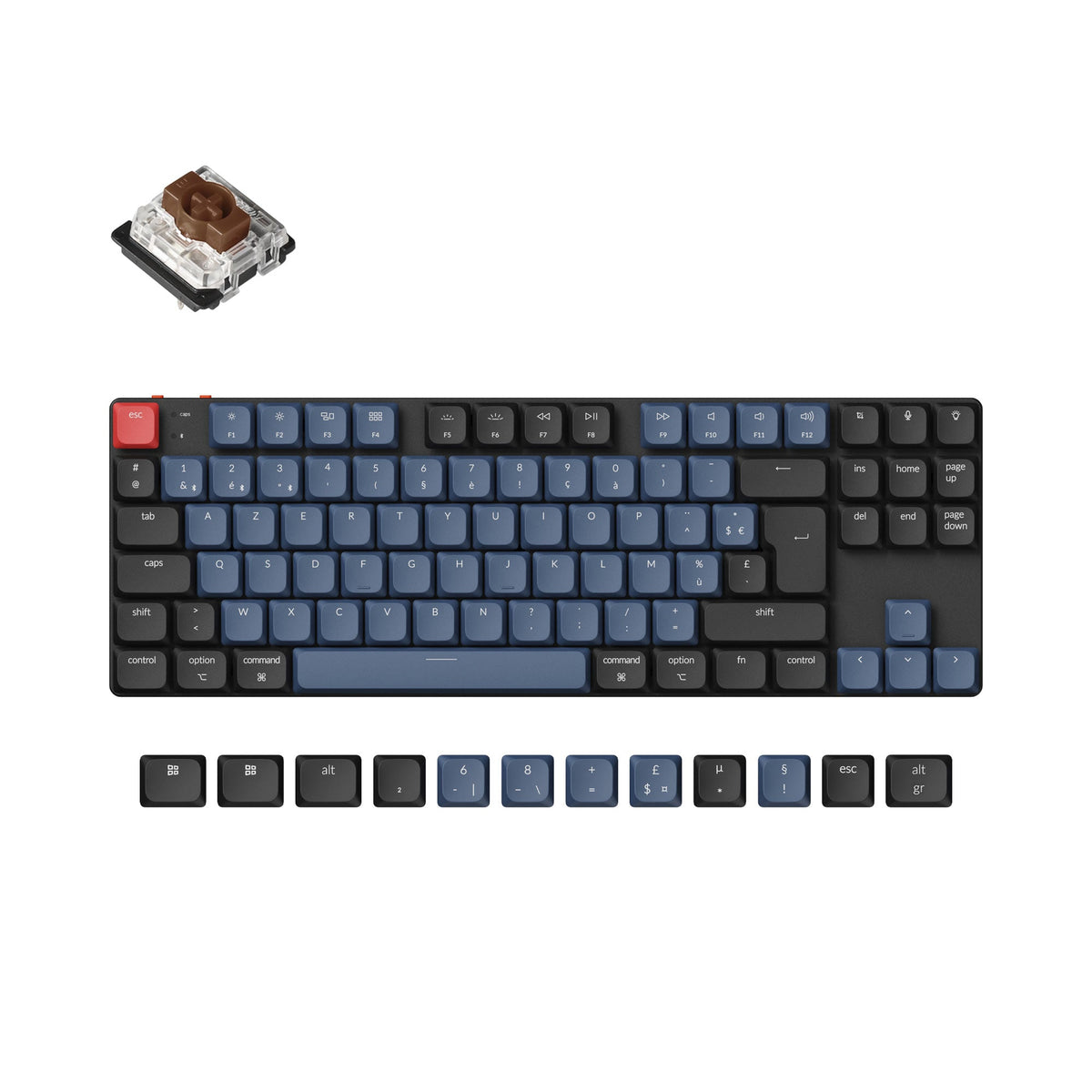 Keychron K1 Pro QMK/VIA Wireless Custom Mechanical Keyboard ISO Layout Collection - image 2