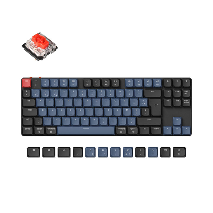 Keychron K1 Pro QMK/VIA Wireless Custom Mechanical Keyboard ISO Layout Collection - image 1