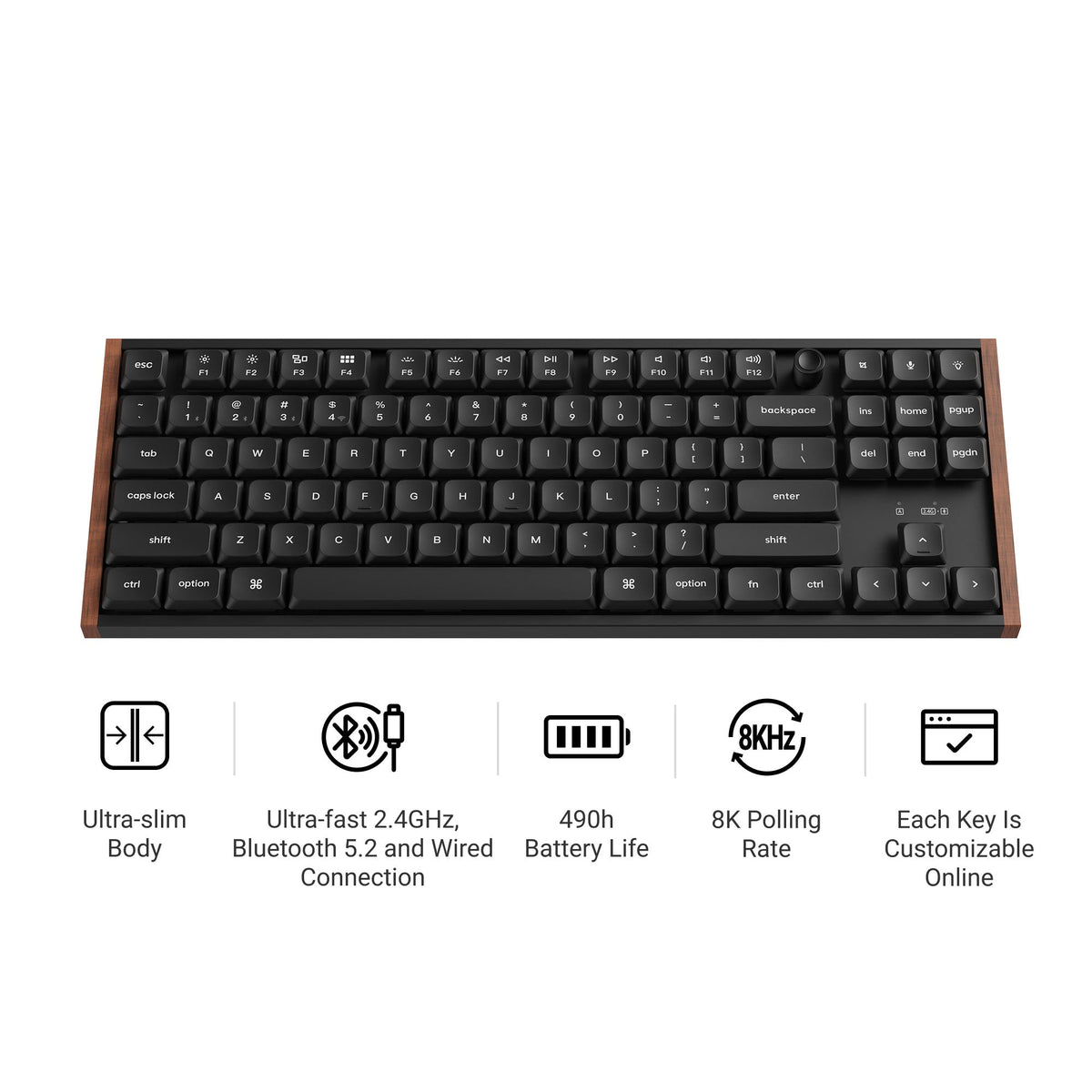 Keychron K1 Ultra 8K Wireless Custom Mechanical Keyboard - image 4