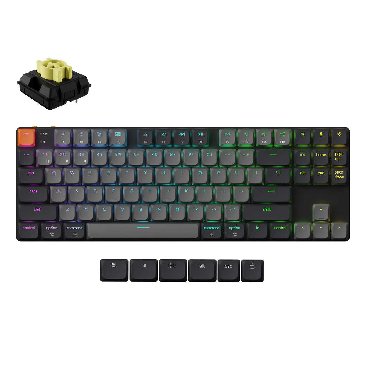 Keychron K1 QMK Wireless Mechanical Keyboard (Version 6) - image 3