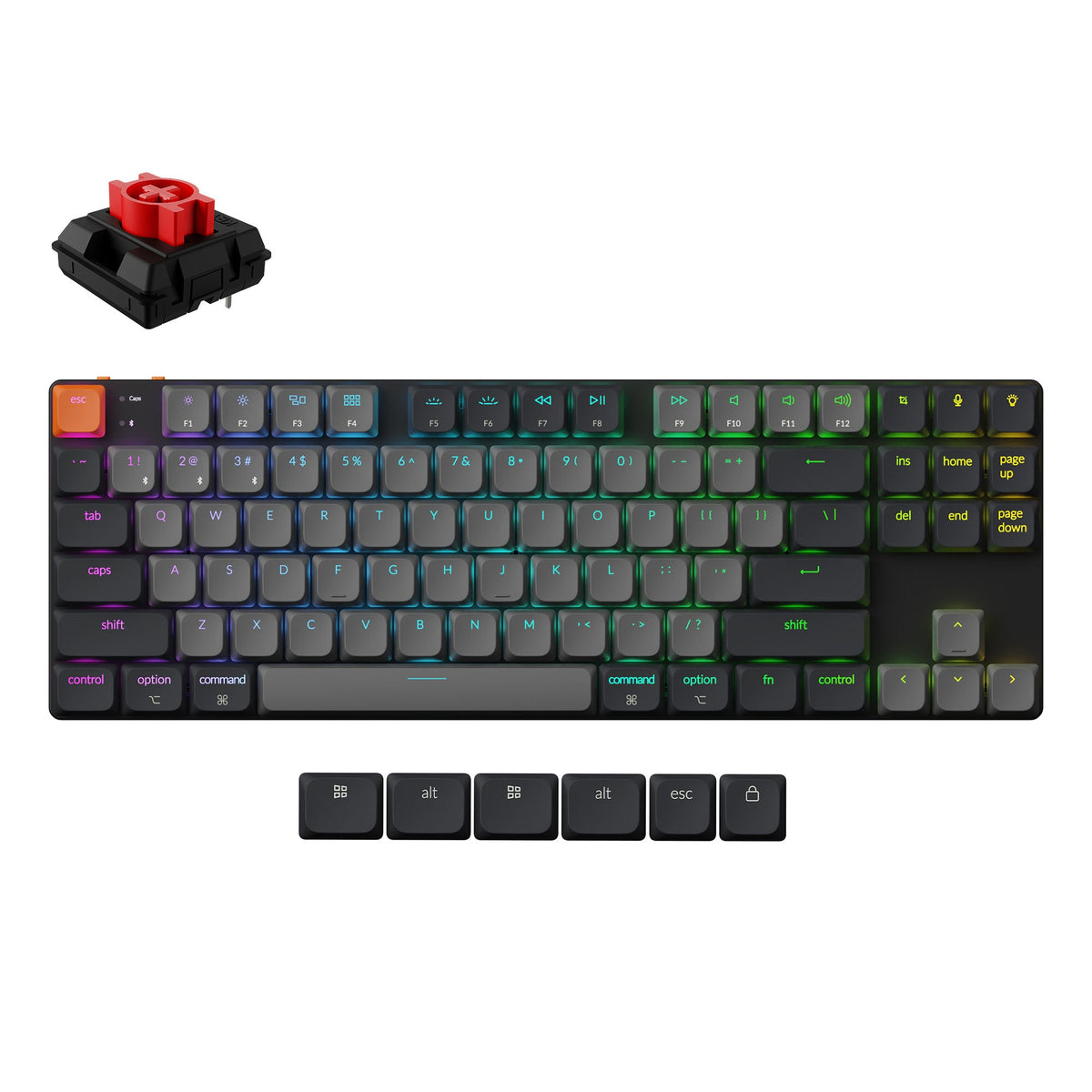 Keychron K1 QMK Wireless Mechanical Keyboard (Version 6) - image 1