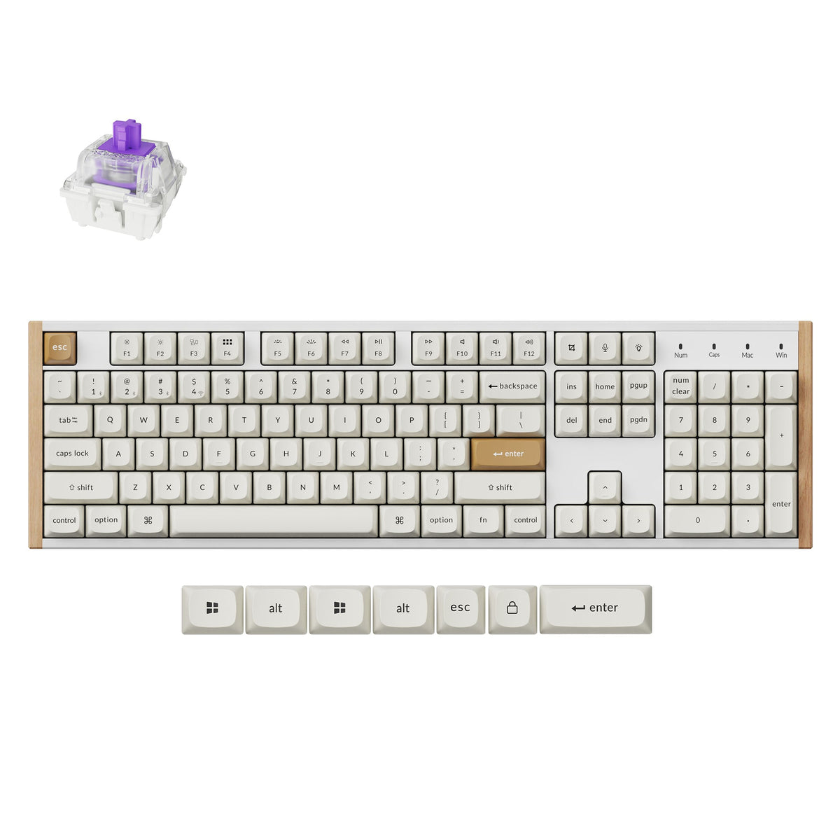 Keychron K10 HE Wireless Magnetic Switch Custom Keyboard - image 3