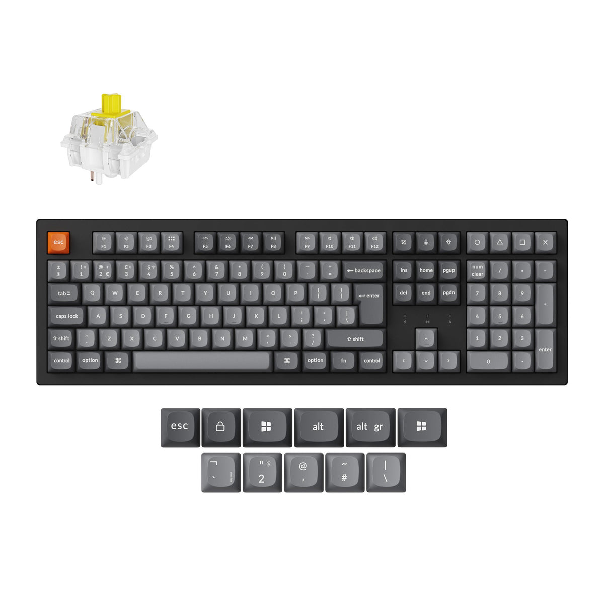 Keychron K10 Max QMK Wireless Mechanical Keyboard ISO Layout Collection - image 4