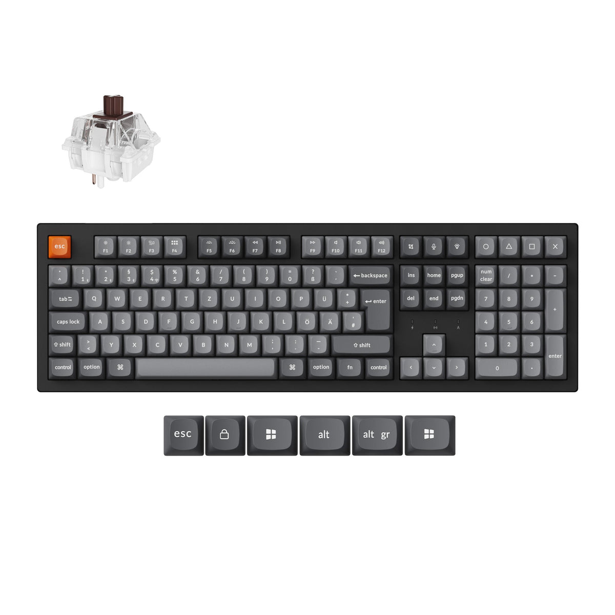 Keychron K10 Max QMK Wireless Mechanical Keyboard ISO Layout Collection - image 6