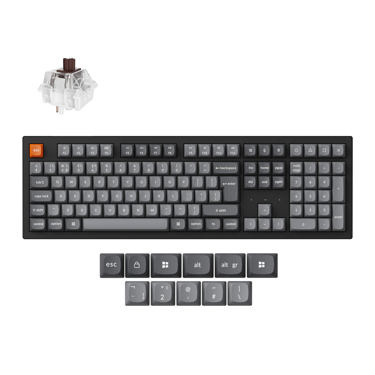 Keychron K10 Max QMK Wireless Mechanical Keyboard ISO Layout Collection - image 3