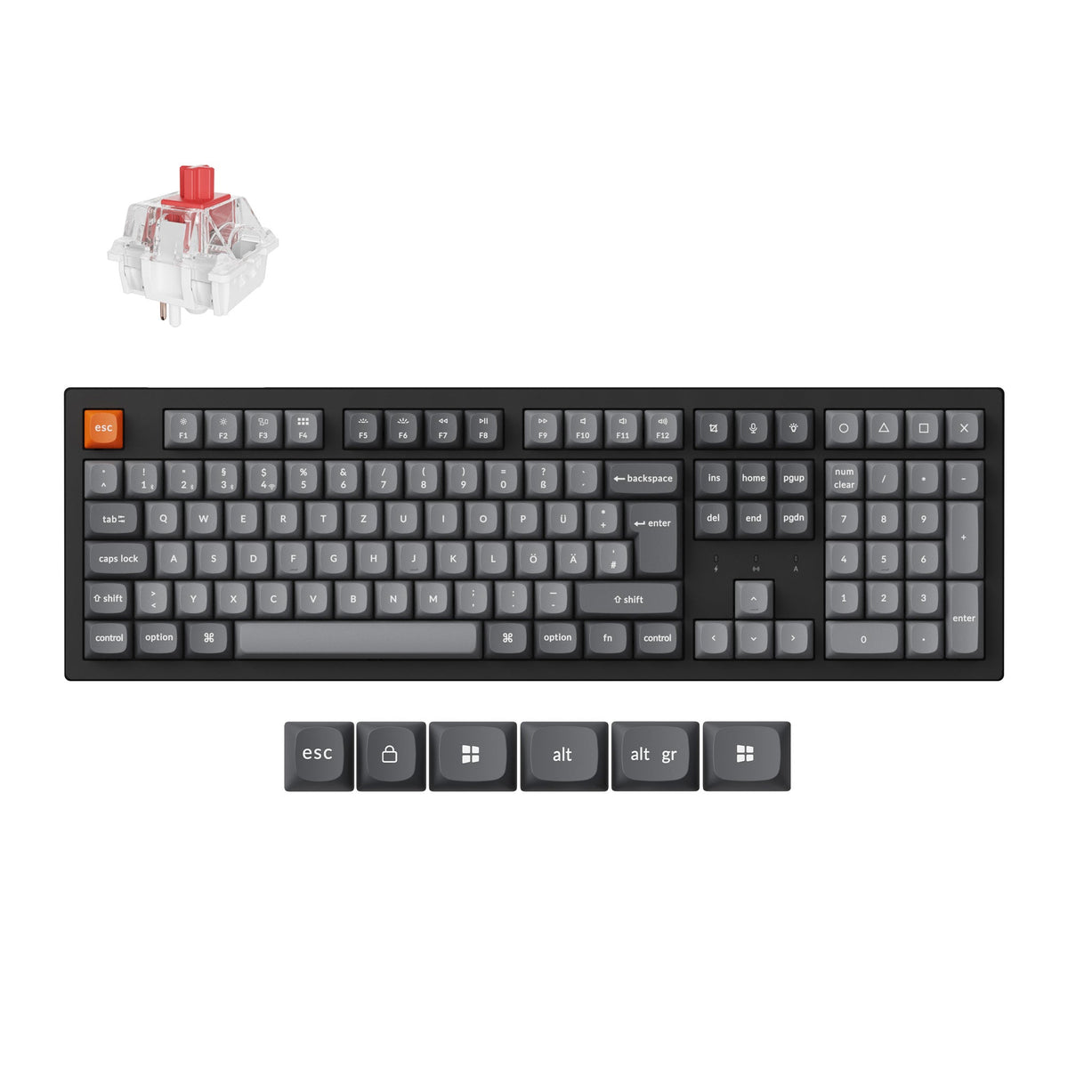 Keychron K10 Max QMK Wireless Mechanical Keyboard ISO Layout Collection - image 5