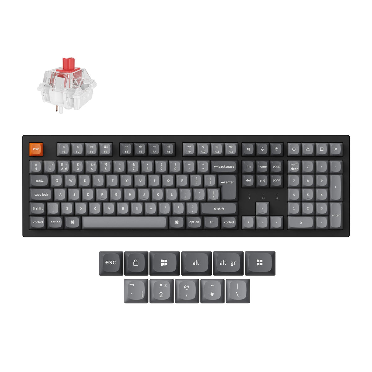Keychron K10 Max QMK Wireless Mechanical Keyboard ISO Layout Collection - image 2