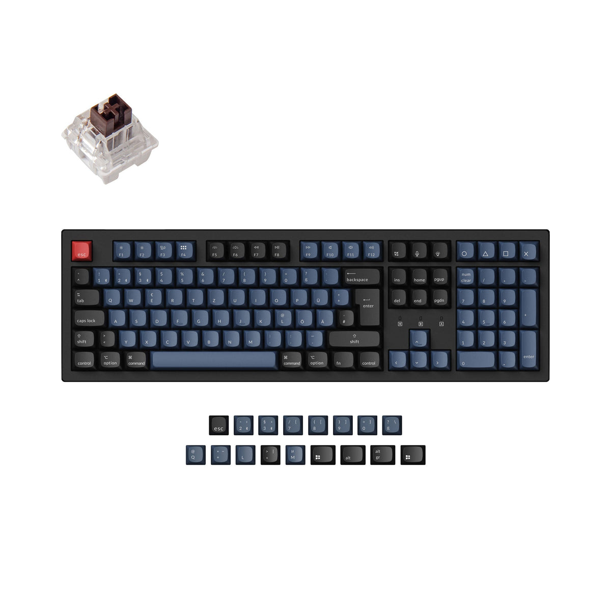 Keychron K10 Pro QMK/VIA Wireless Mechanical Keyboard ISO Layout Collection - image 4