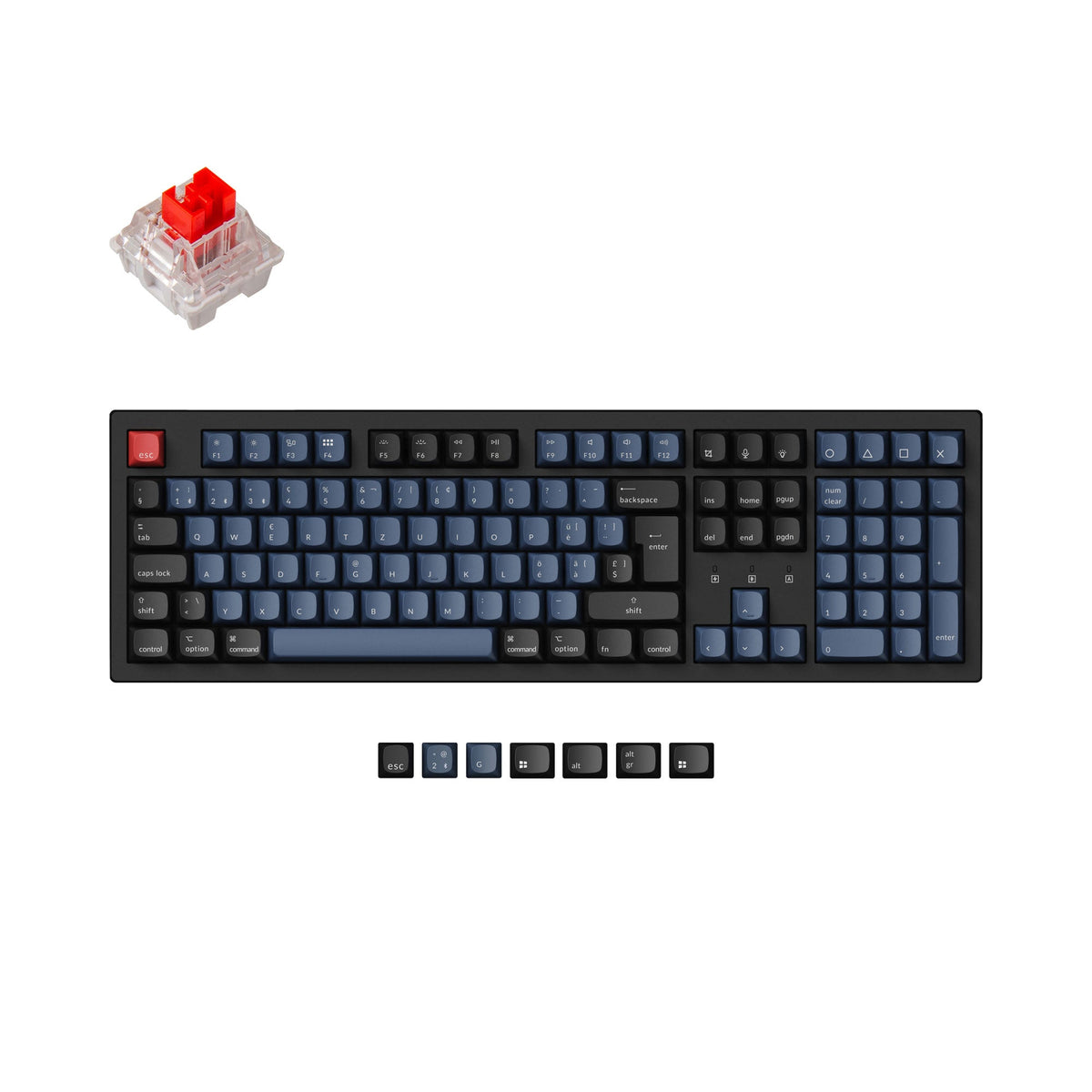 Keychron K10 Pro QMK/VIA Wireless Mechanical Keyboard ISO Layout Collection - image 5